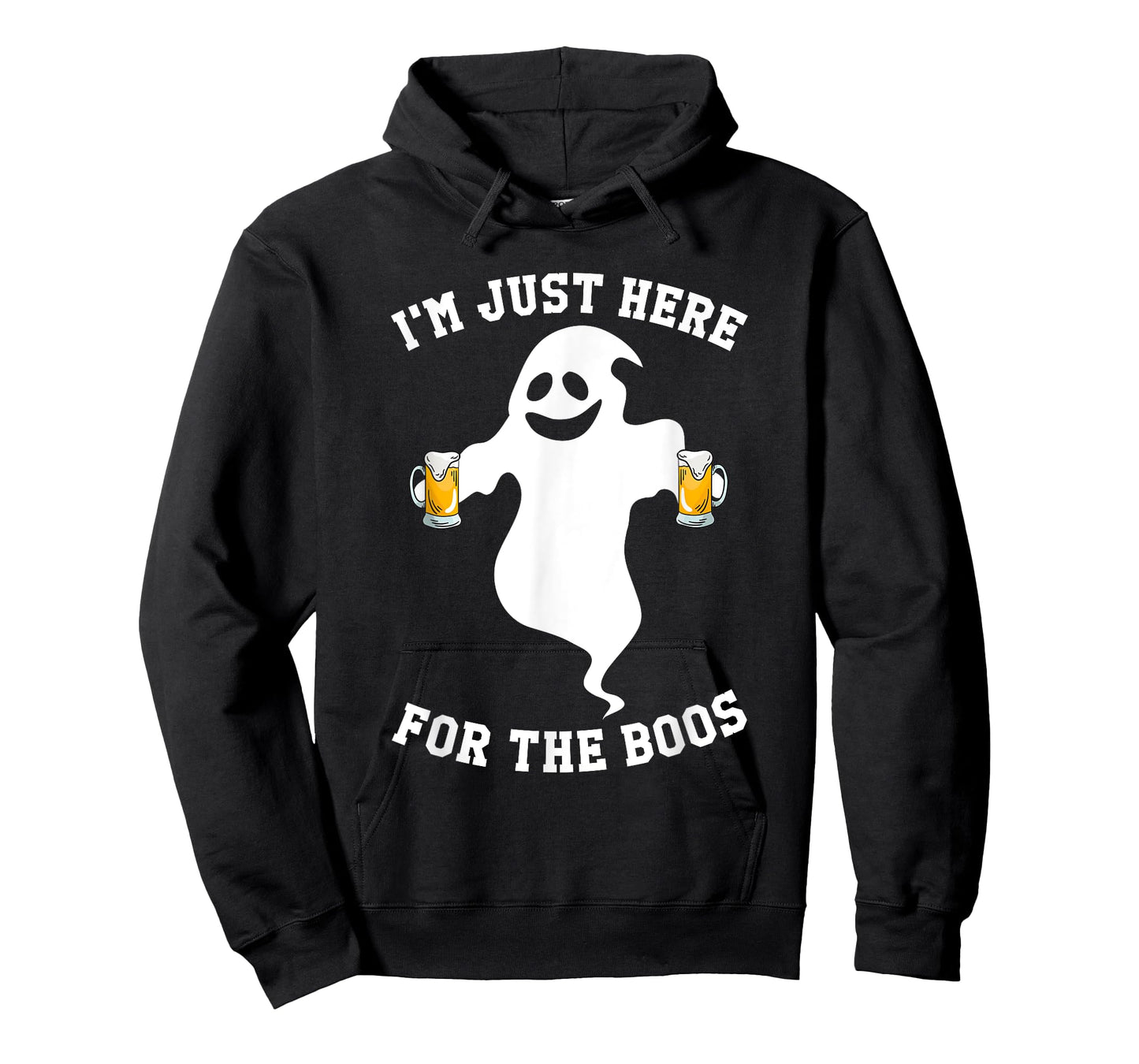I'm Just Here For Boos Halloween Pumpkin Spice Ghost Graphic T-Shirt
