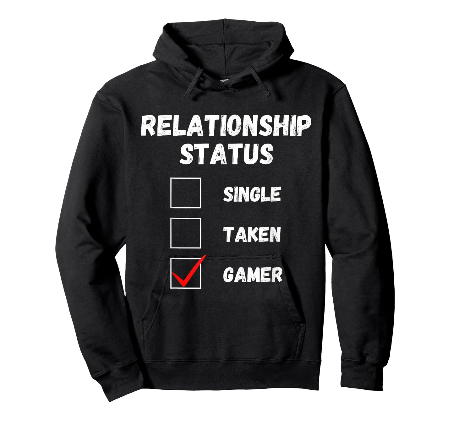 Relationship Status Single Taken Gamer, Funny Gaming Lover T-Shirt