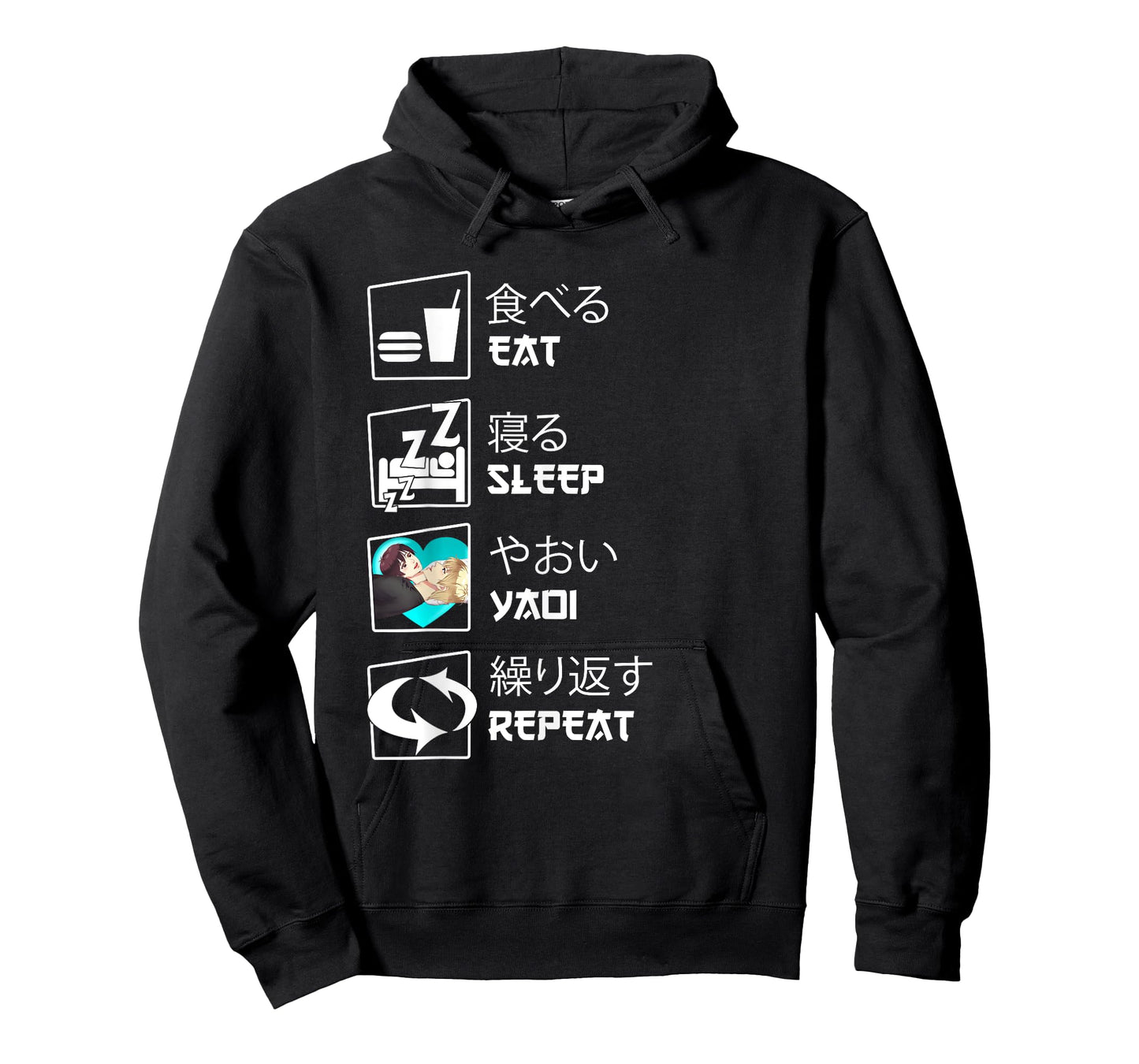 Eat Sleep Yaoi Repeat T-Shirt