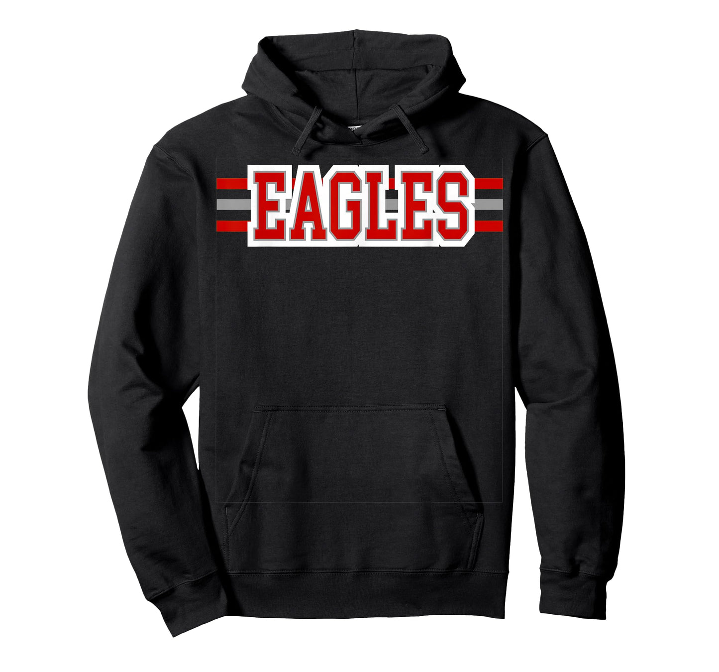 Eagles Red White School Spirit T-Shirt
