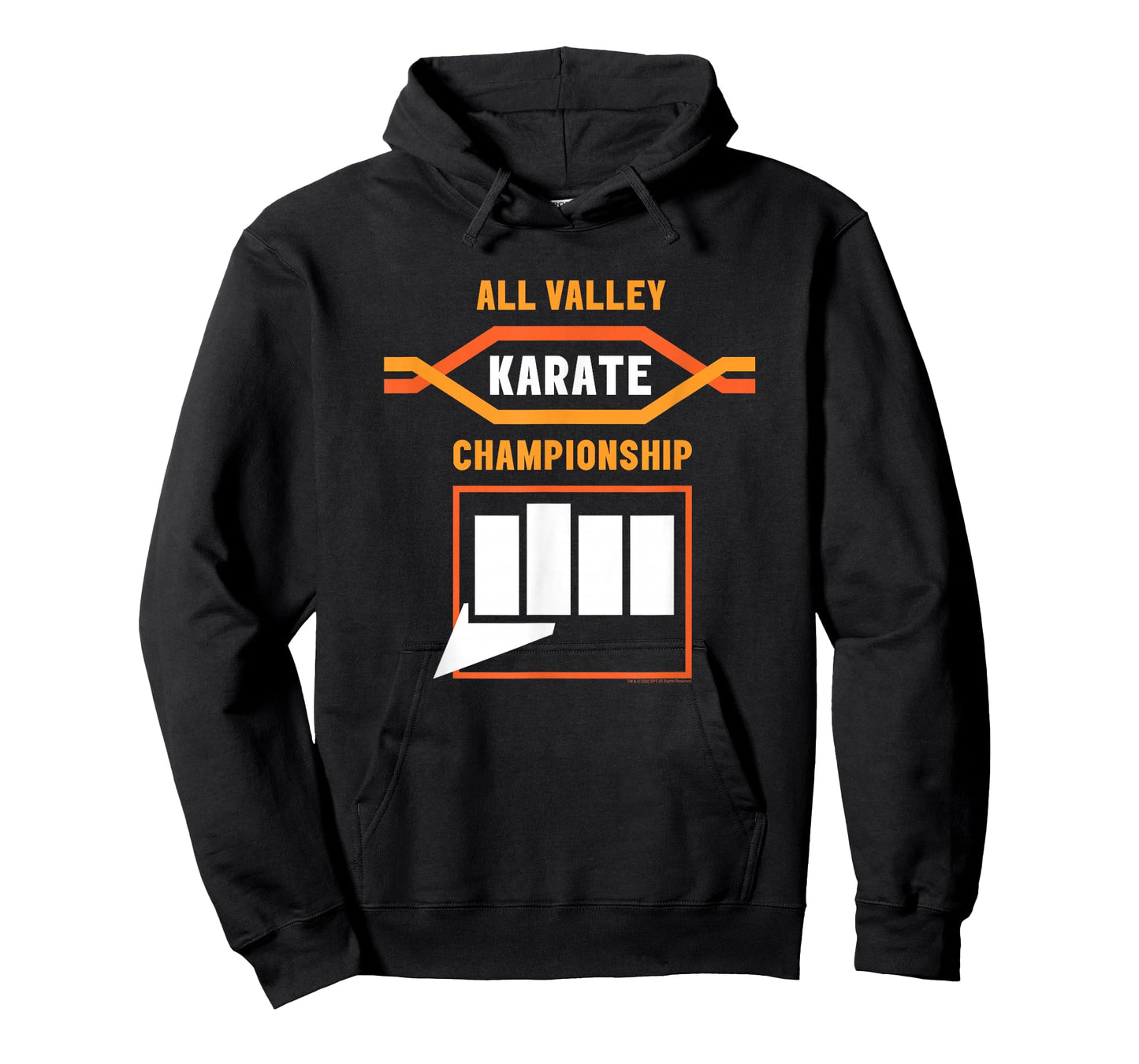 Cobra Kai All Valley Logo and Fist T-Shirt