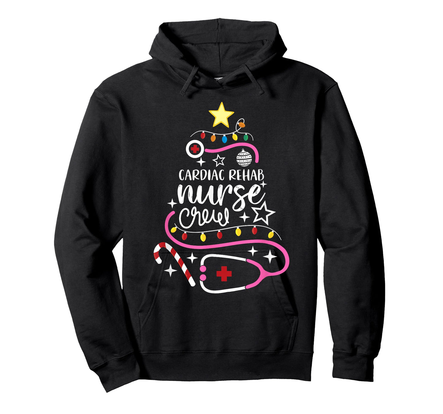Cardiac Rehab Nurse Crew Merry Christmas Cardiology Nursing T-Shirt