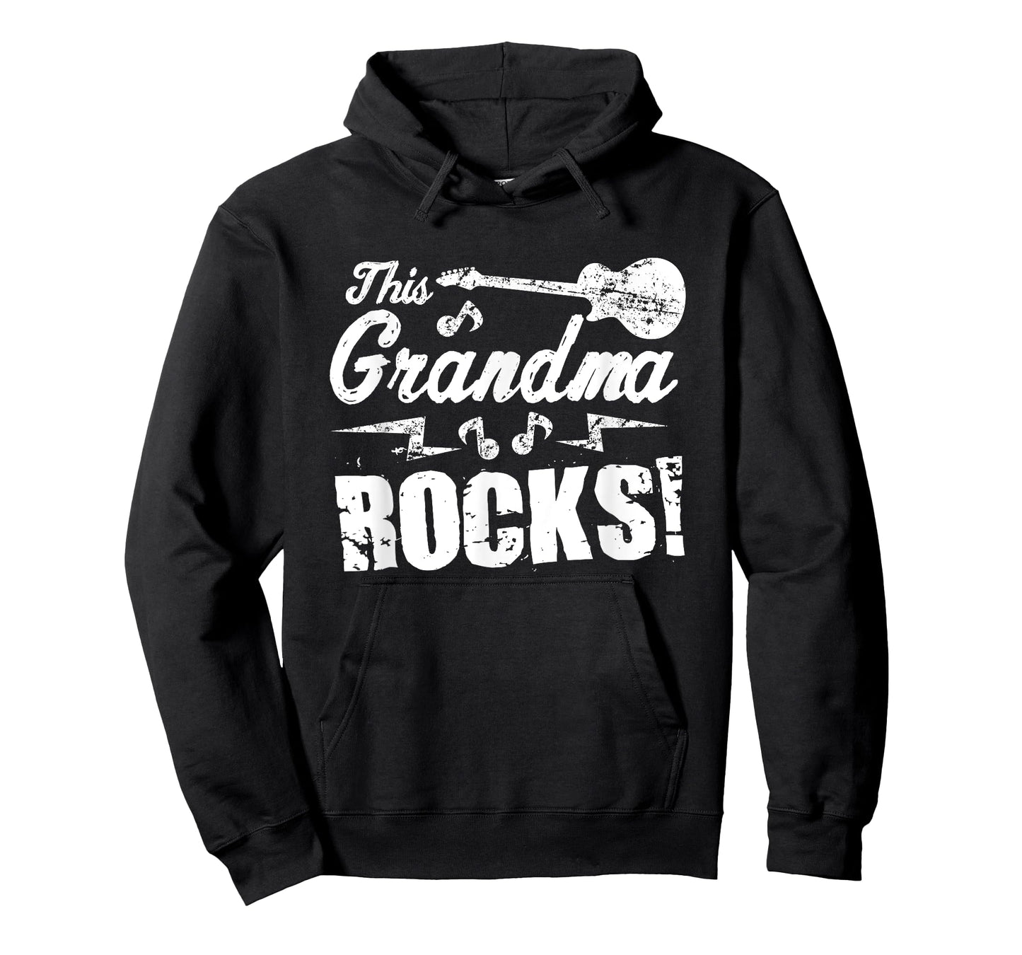 This Grandma Rocks T Shirt - Guitar Rock n Roll Funny Tee T-Shirt