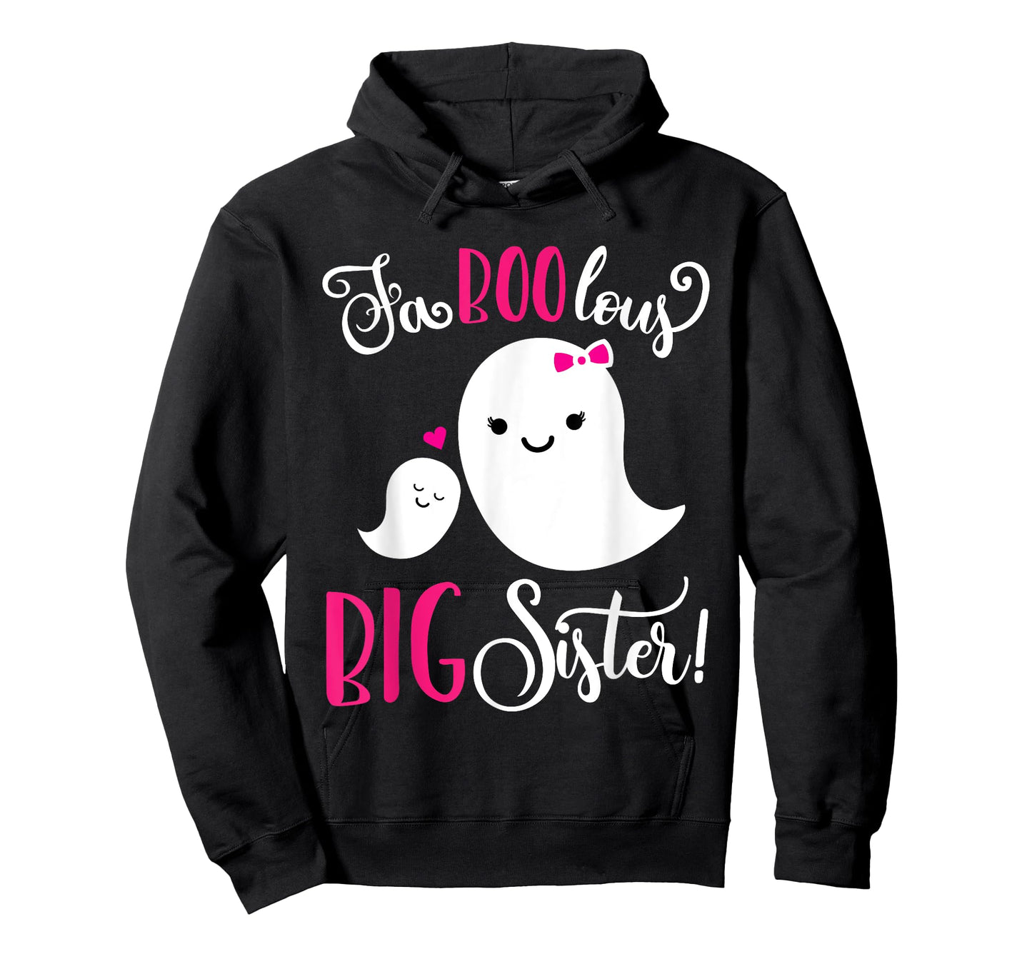Big Sister Pregnancy Announcement Ghost Cute Halloween Girls T-Shirt