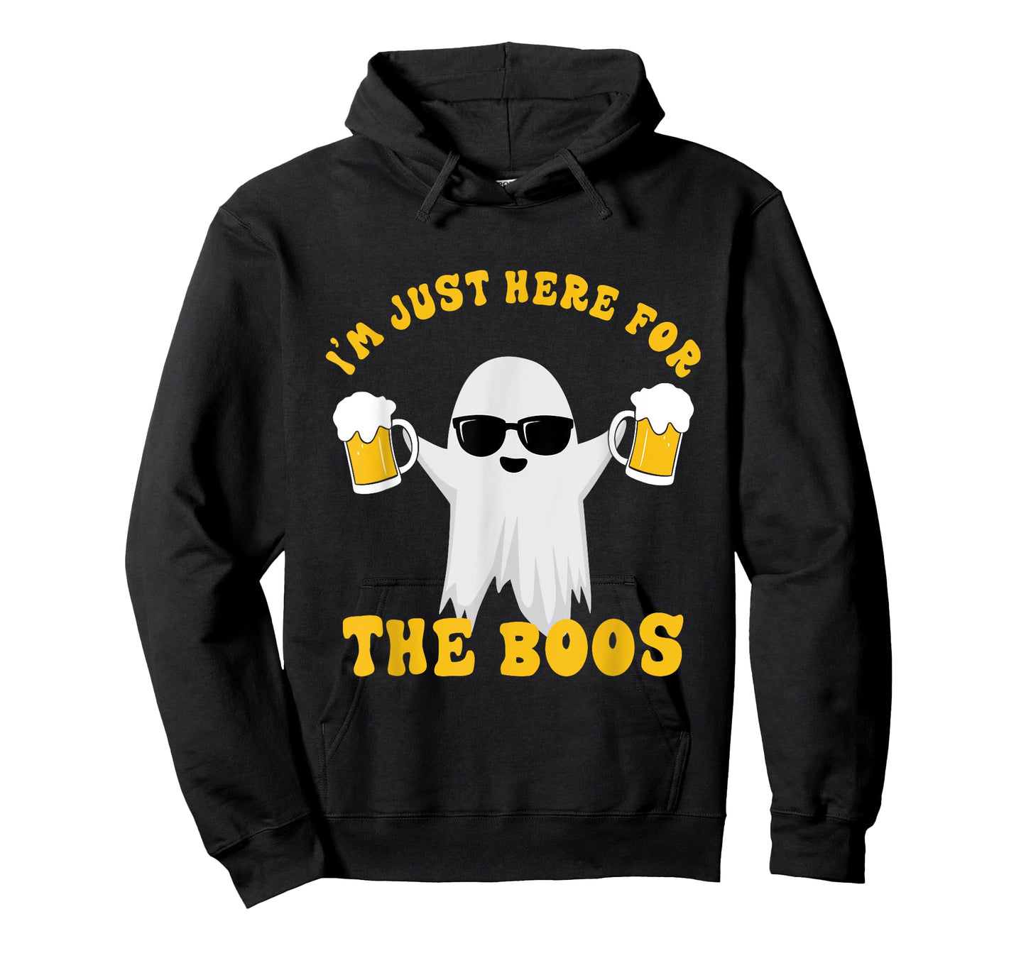 I’m Just Here For The Boos Funny Ghost Halloween Men Women T-Shirt