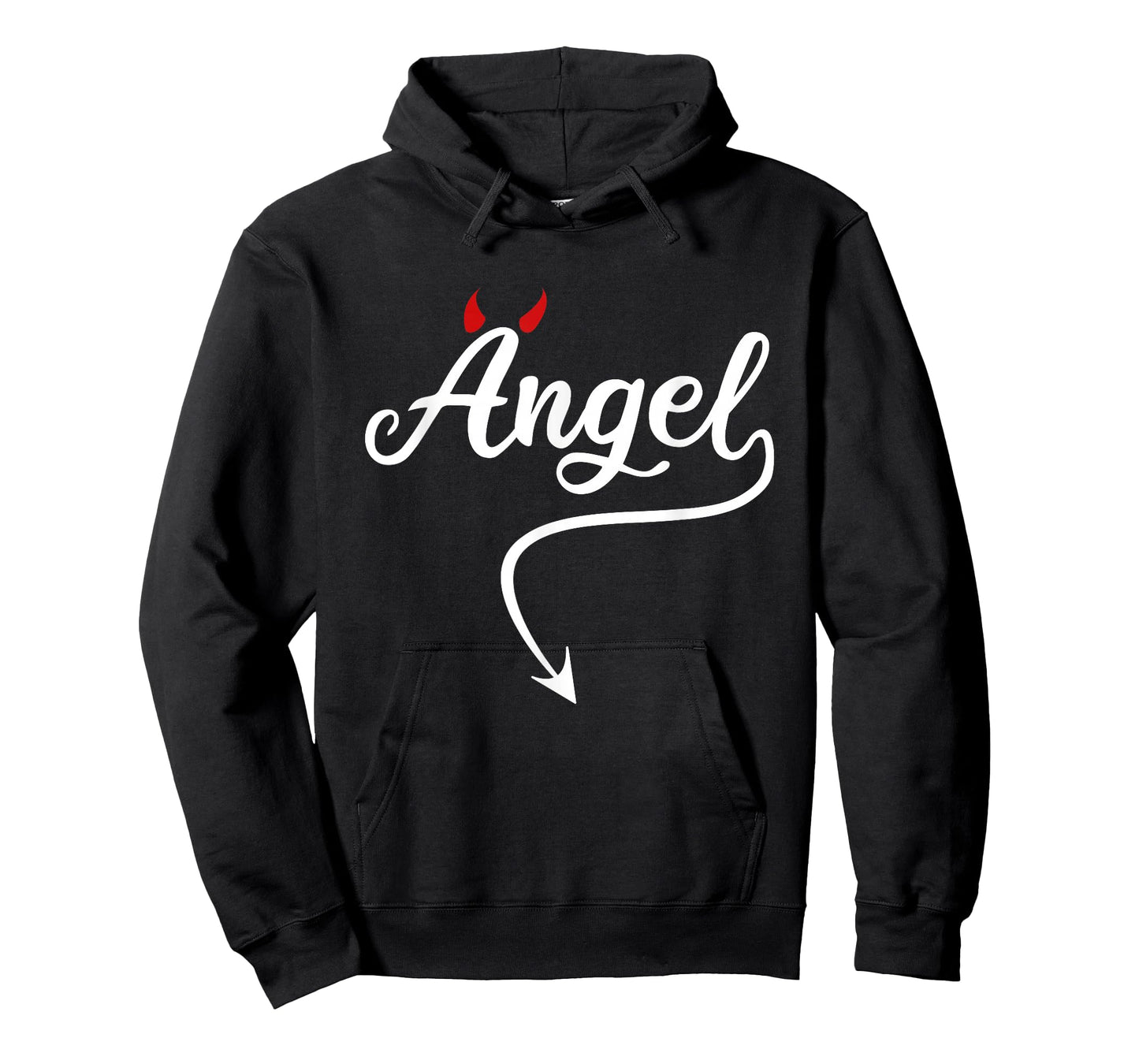 Devil Angel Costume Angel vs Devil Angel and Devil Halloween T-Shirt