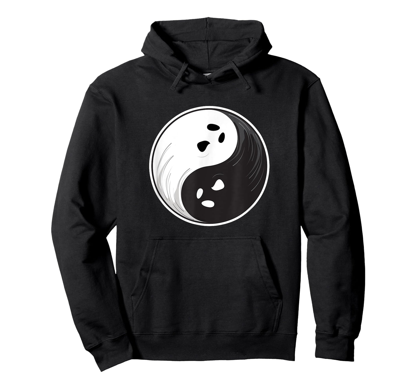 Halloween Ghosts Yin Yang T-Shirt