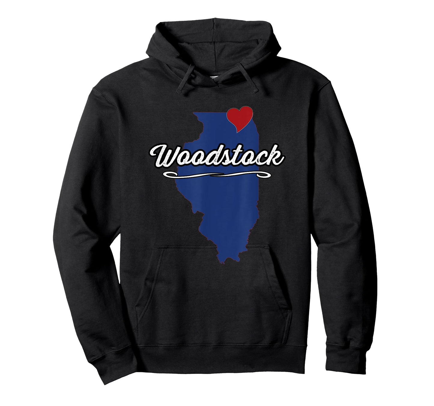 City of Woodstock Illinois | IL Town - Novelty Merch Gift - T-Shirt