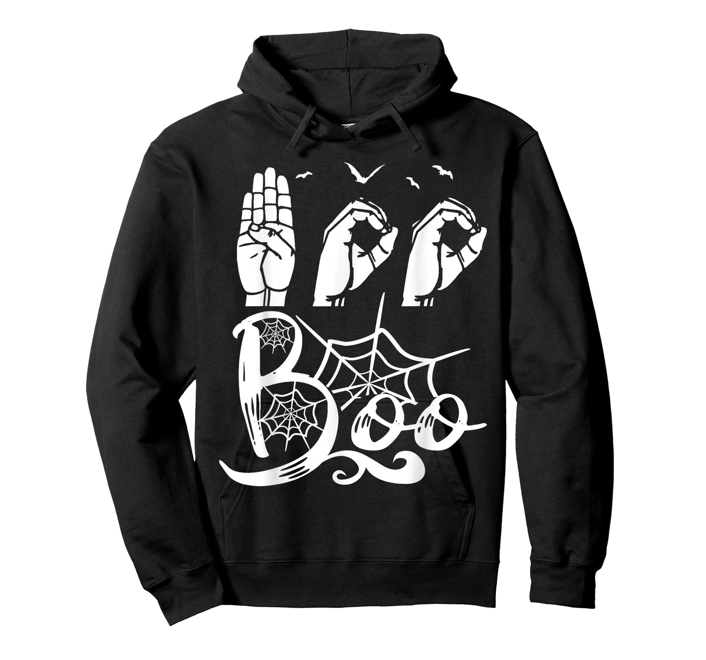 Boo Hands American Sign Language Pride ASL Halloween T-Shirt