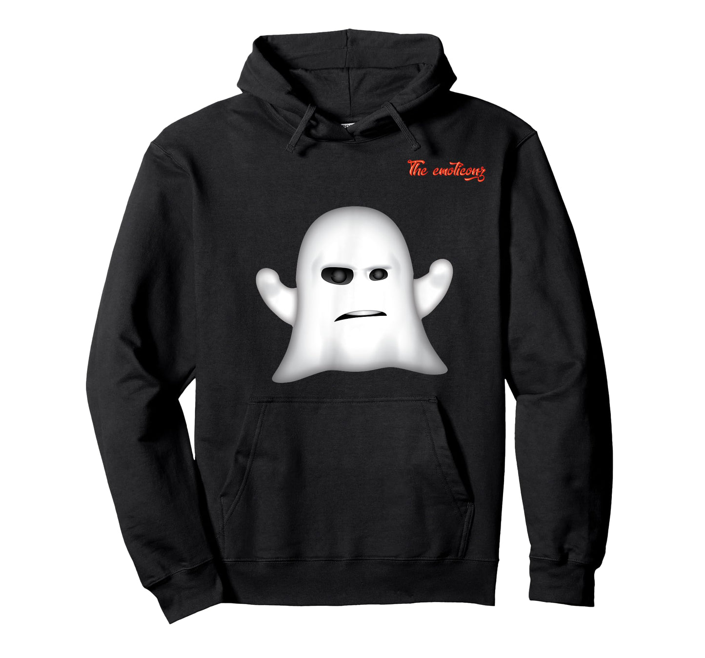 emoji frowning angry ghost face T-Shirt