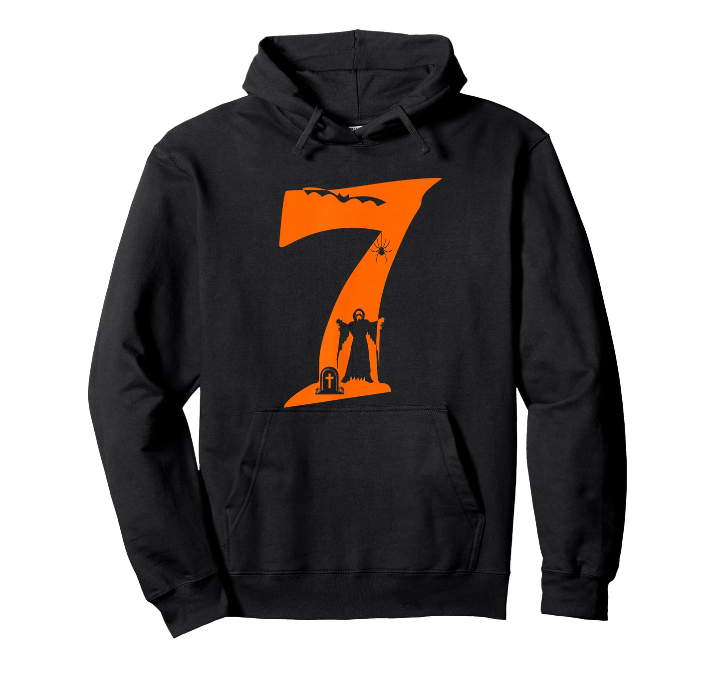 Number 7 Funny Meme Saying 6 7 Six Seven Scary Halloween Boy T-Shirt
