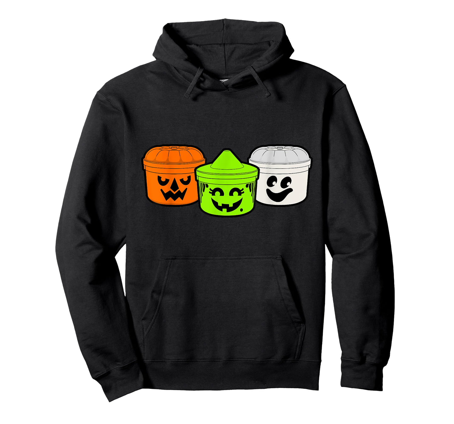 Boo Buckets Halloween Pumpkin Witch And Ghost T-Shirt