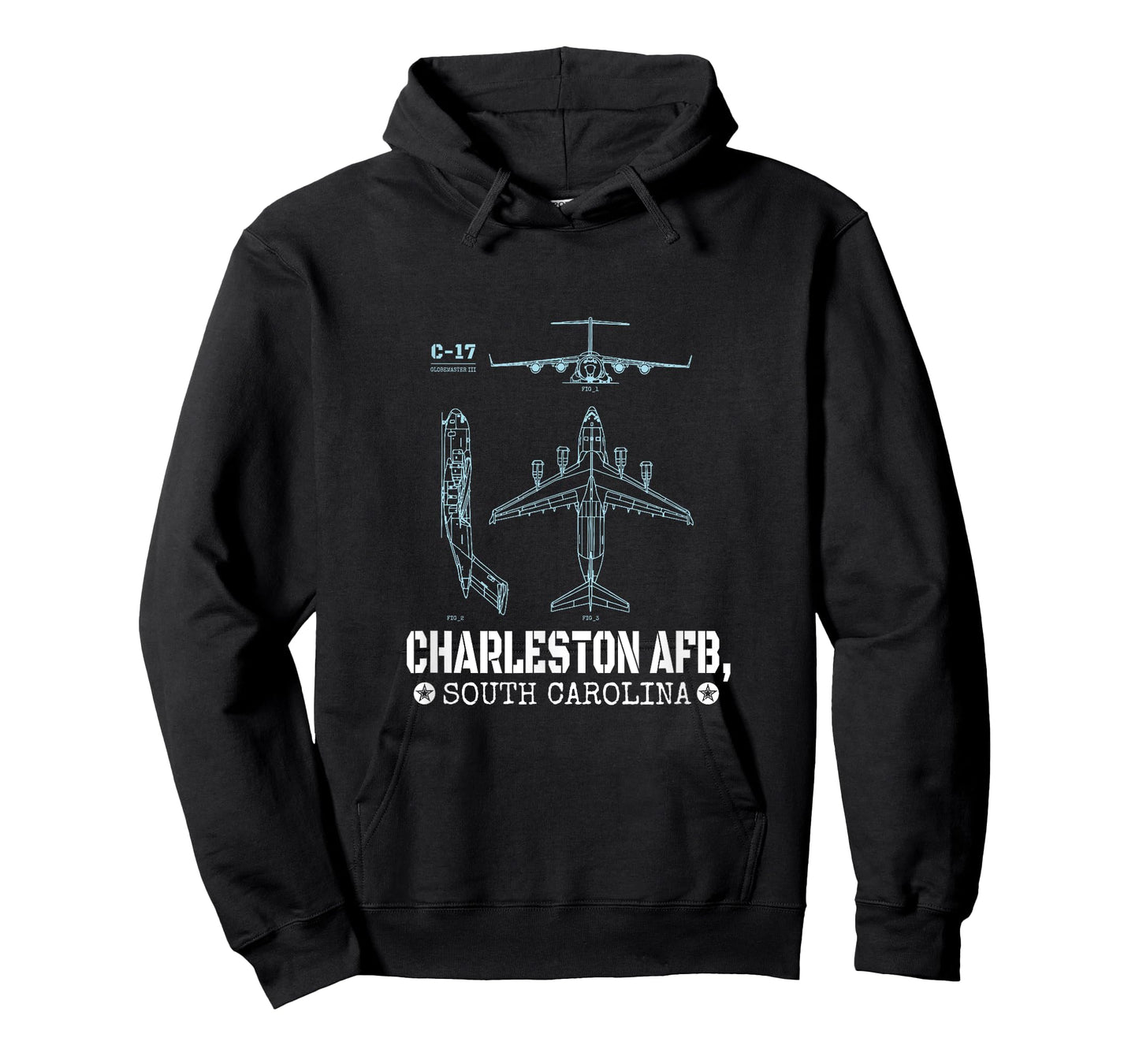 Charleston AFB Tees: C-17 Cargo Plane, Joint Base Charleston T-Shirt