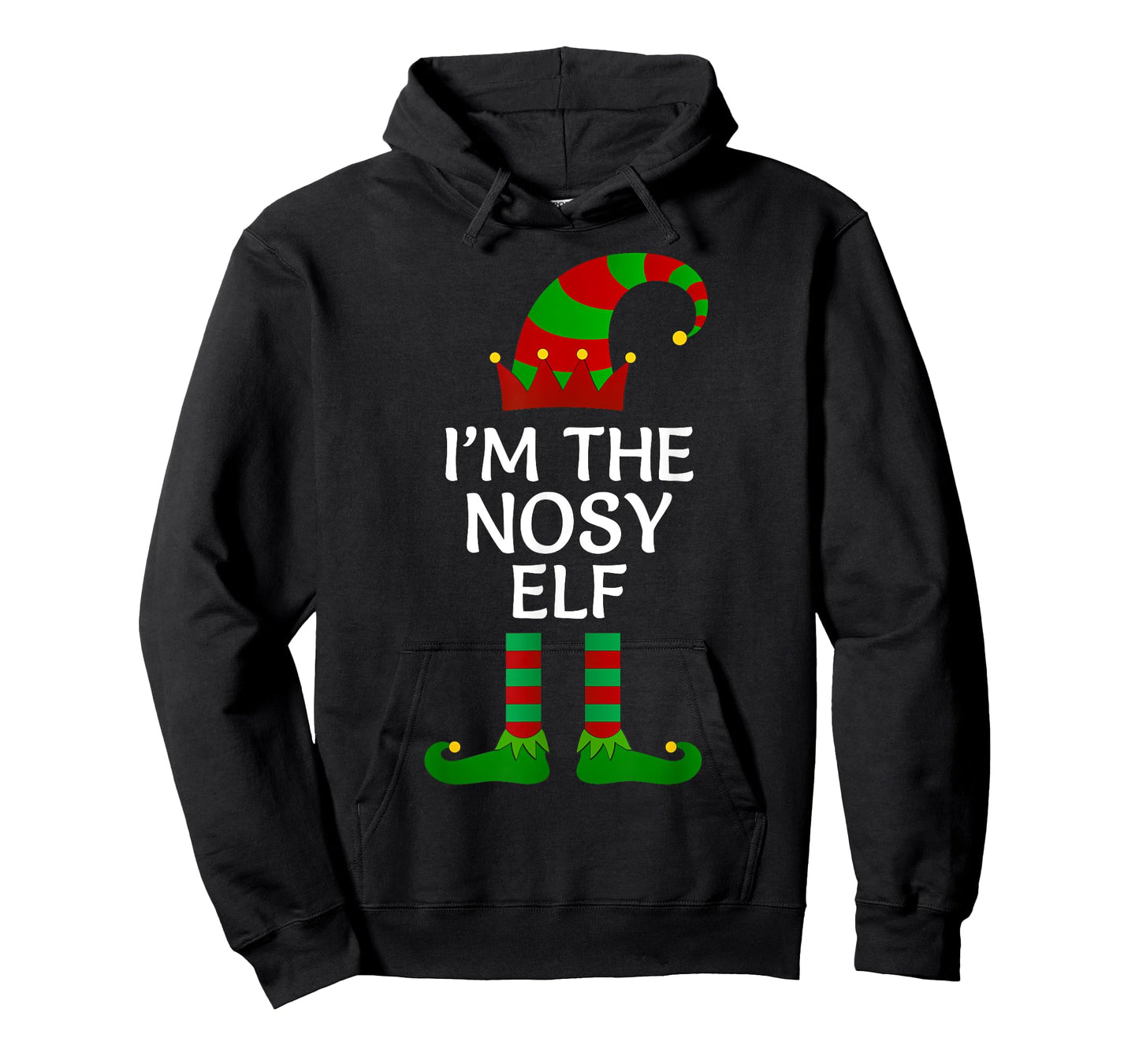 I'm The Nosy Elf Matching Group Family Costume Christmas T-Shirt
