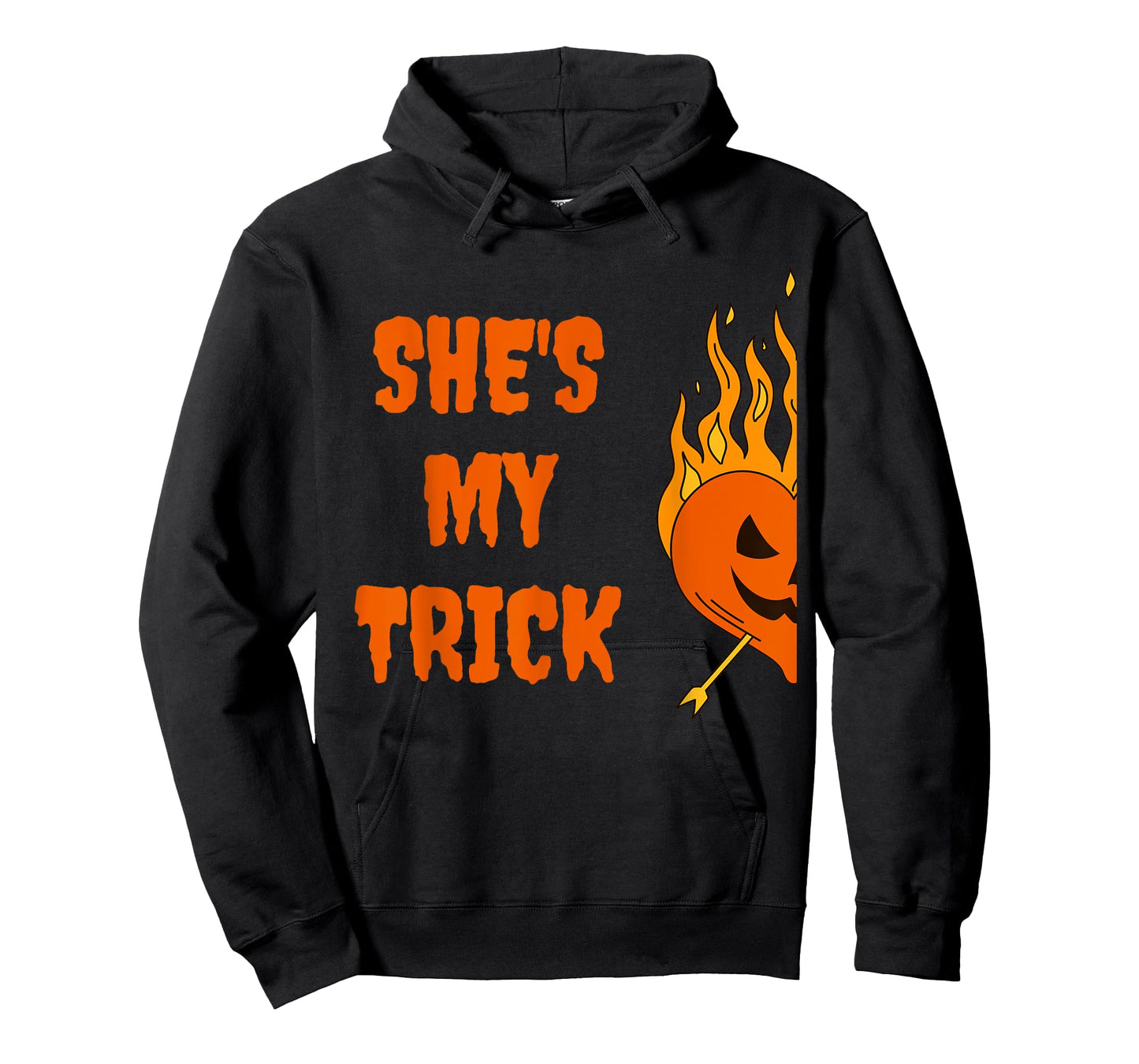 he's my treat she's my trick halloween matching set couples T-Shirt