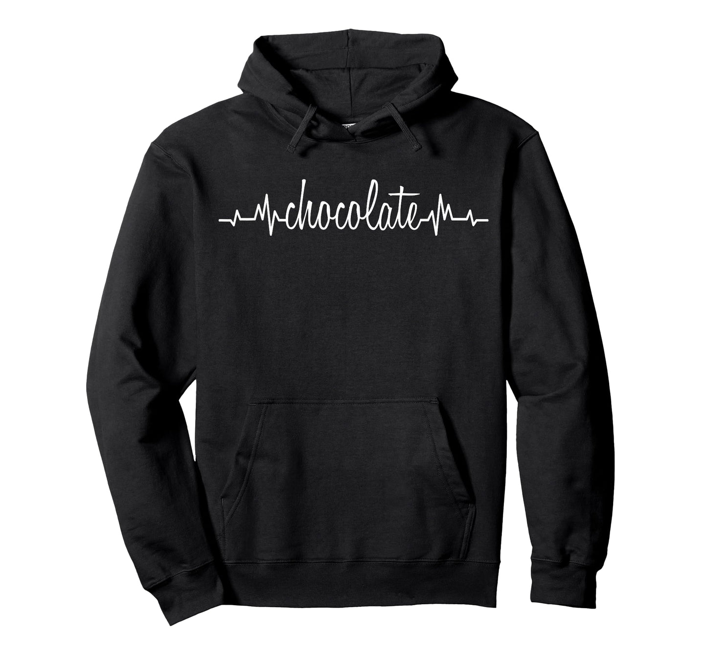 Chocolate Heartbeat EKG Lover Funny Cute Sweets Addiction T-Shirt
