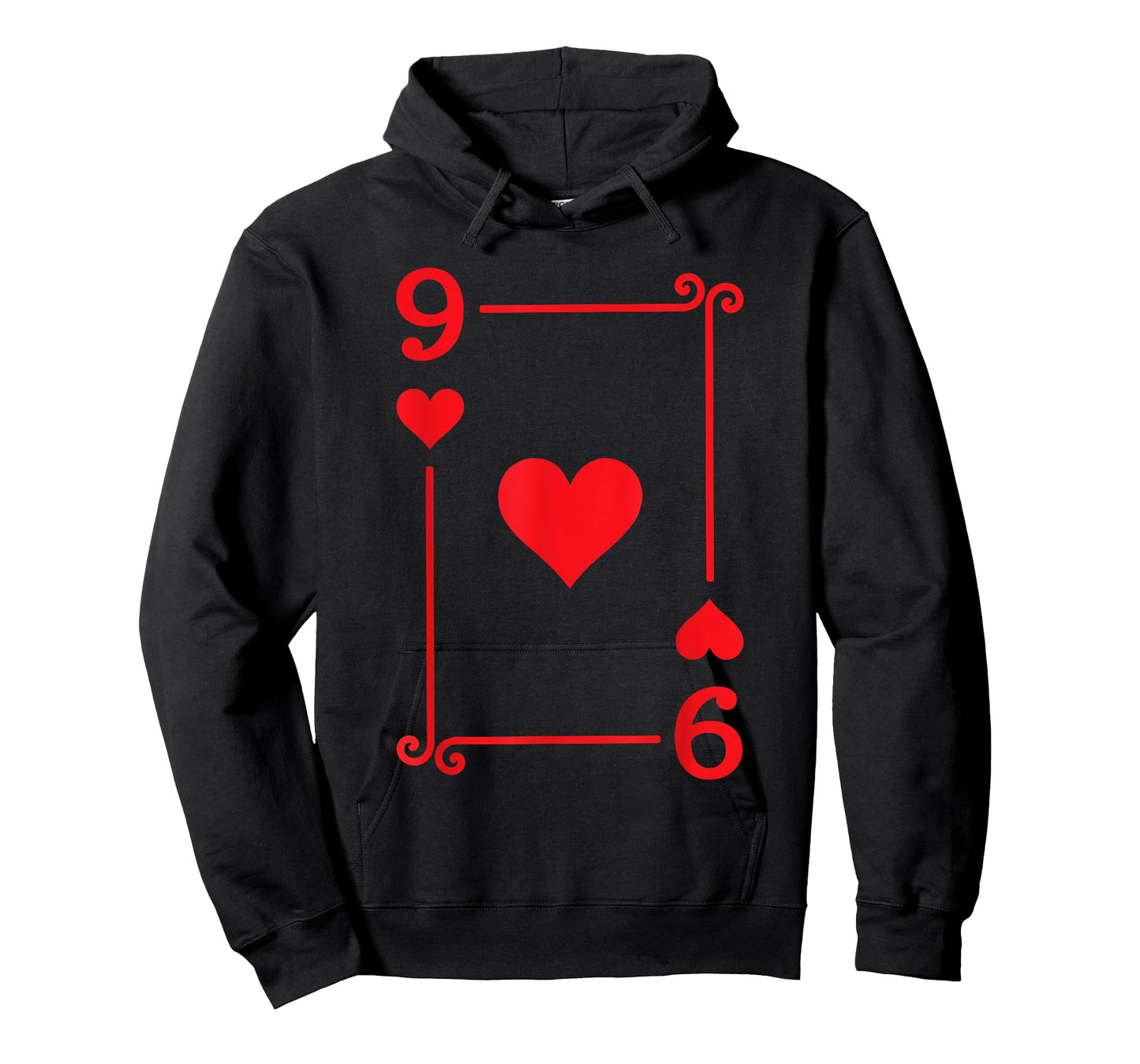 Playing Card Costume Tees - 9 Hearts Card - Nine Card T-Shirt