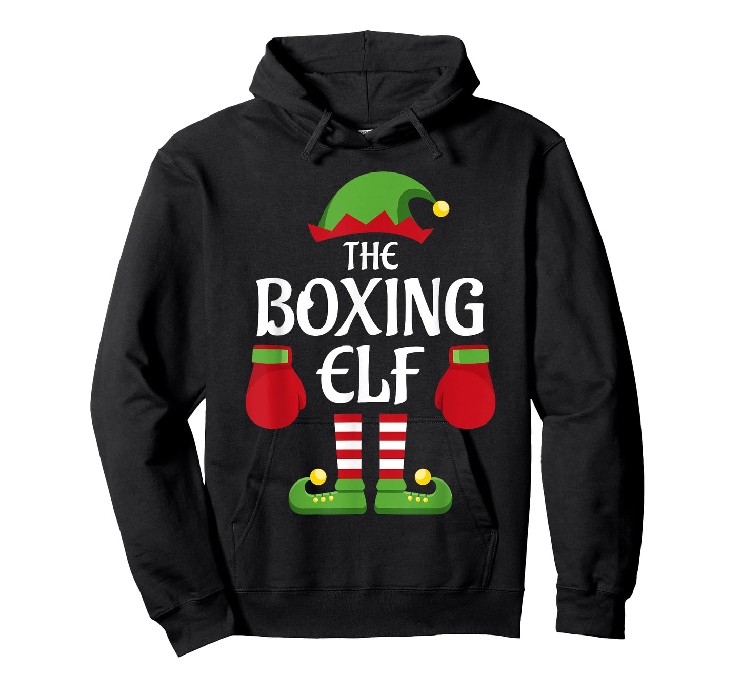 Boxing Elf Family Matching Group Christmas Boxer T-Shirt