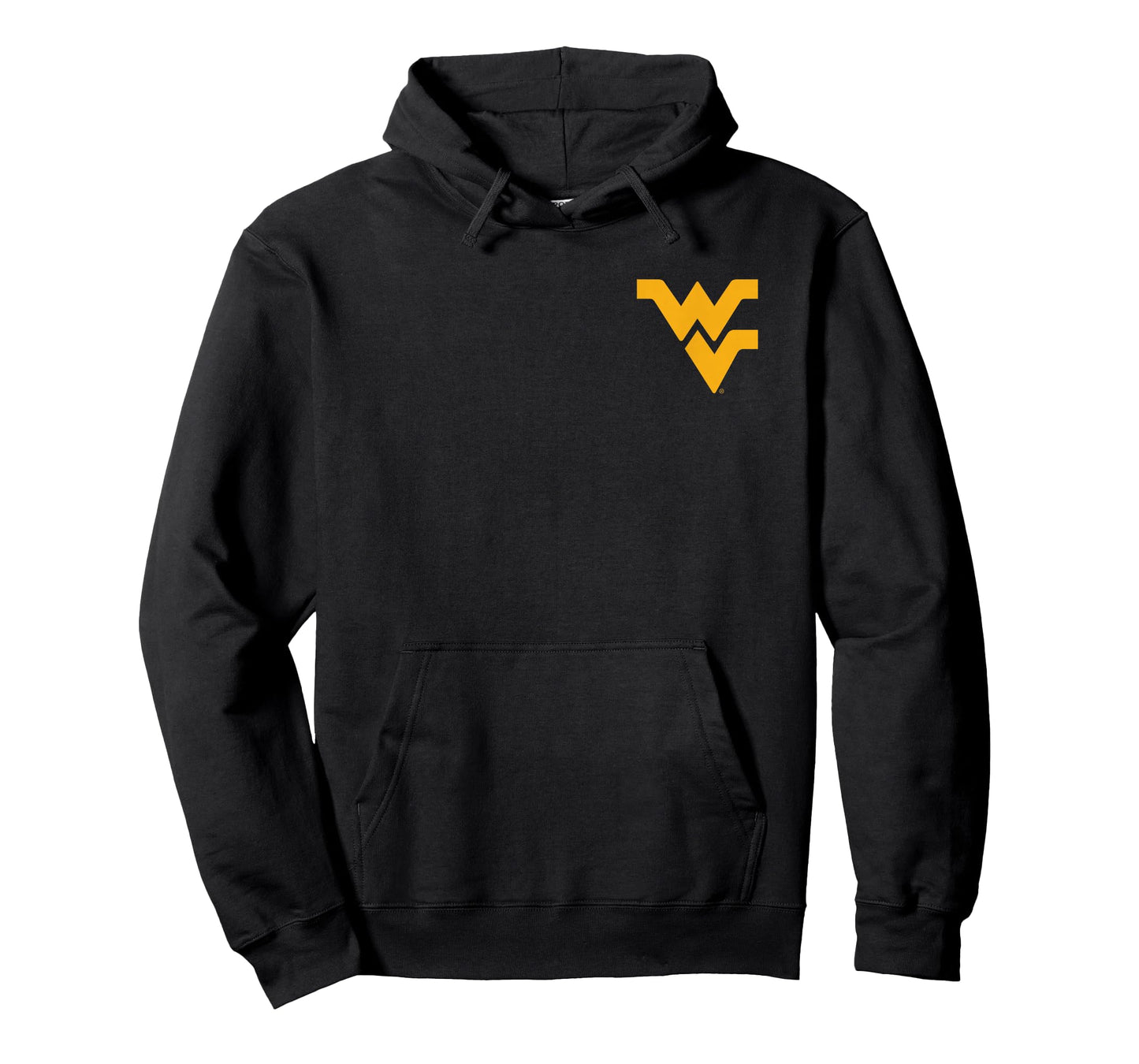 West Virginia Mountaineers Front/Back Mascot Navy T-Shirt