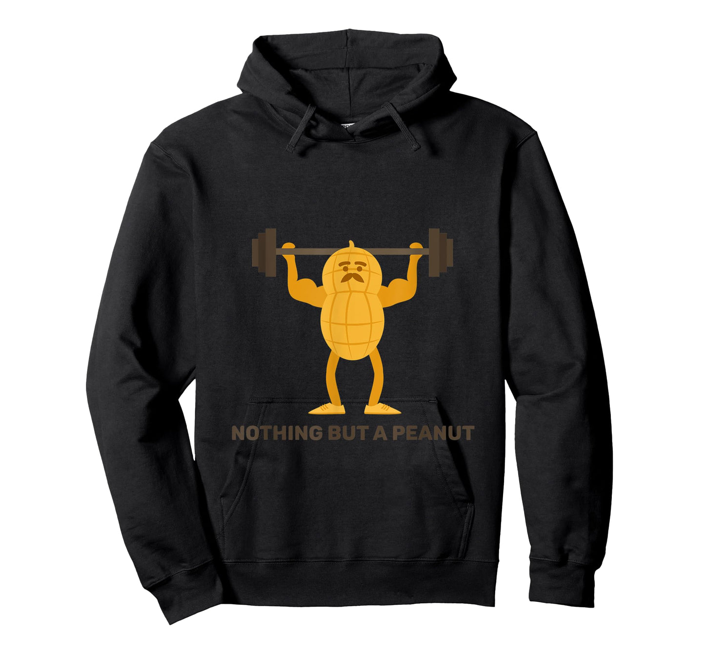 Nothing But A Peanut Biceps Huge Arms Bodybuilder Strong T-Shirt