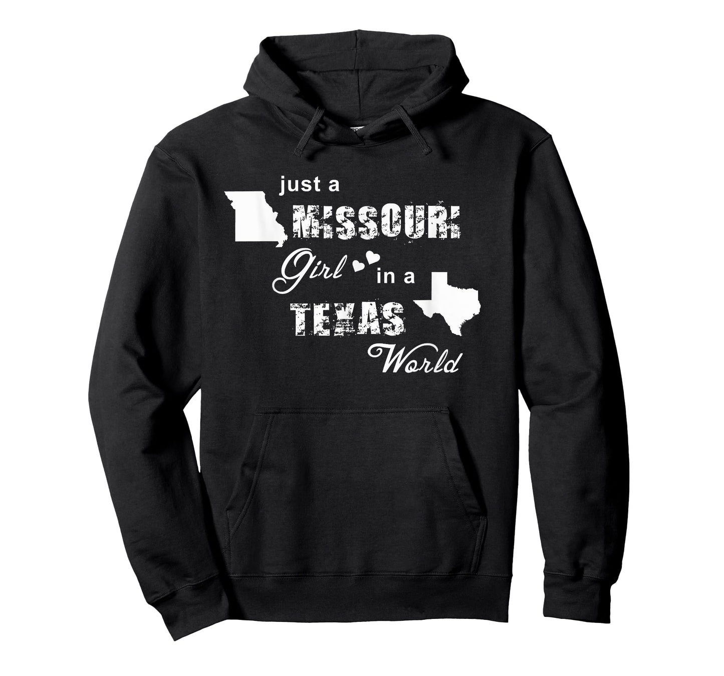 Just a Missouri girl in a Texas world T-shirt T-Shirt