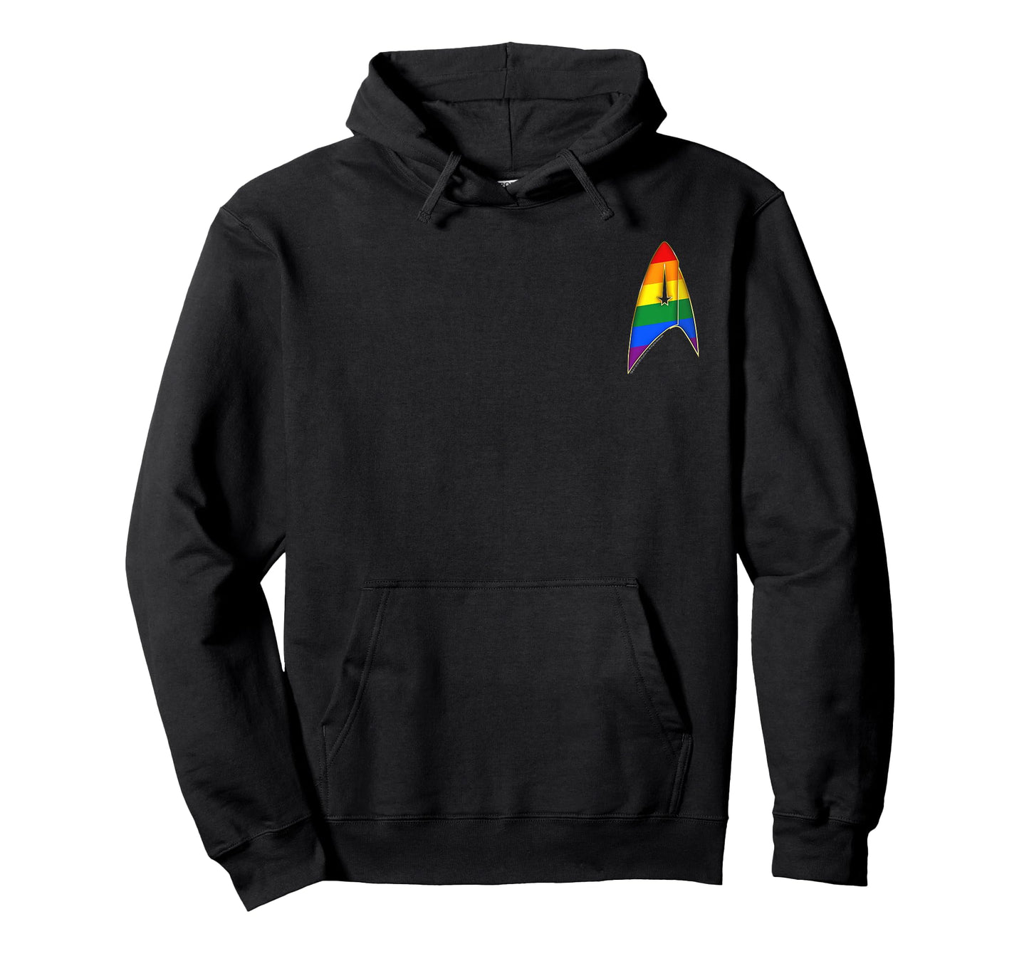Star Trek: Discovery Rainbow Pride Starfleet Pocket Badge T-Shirt