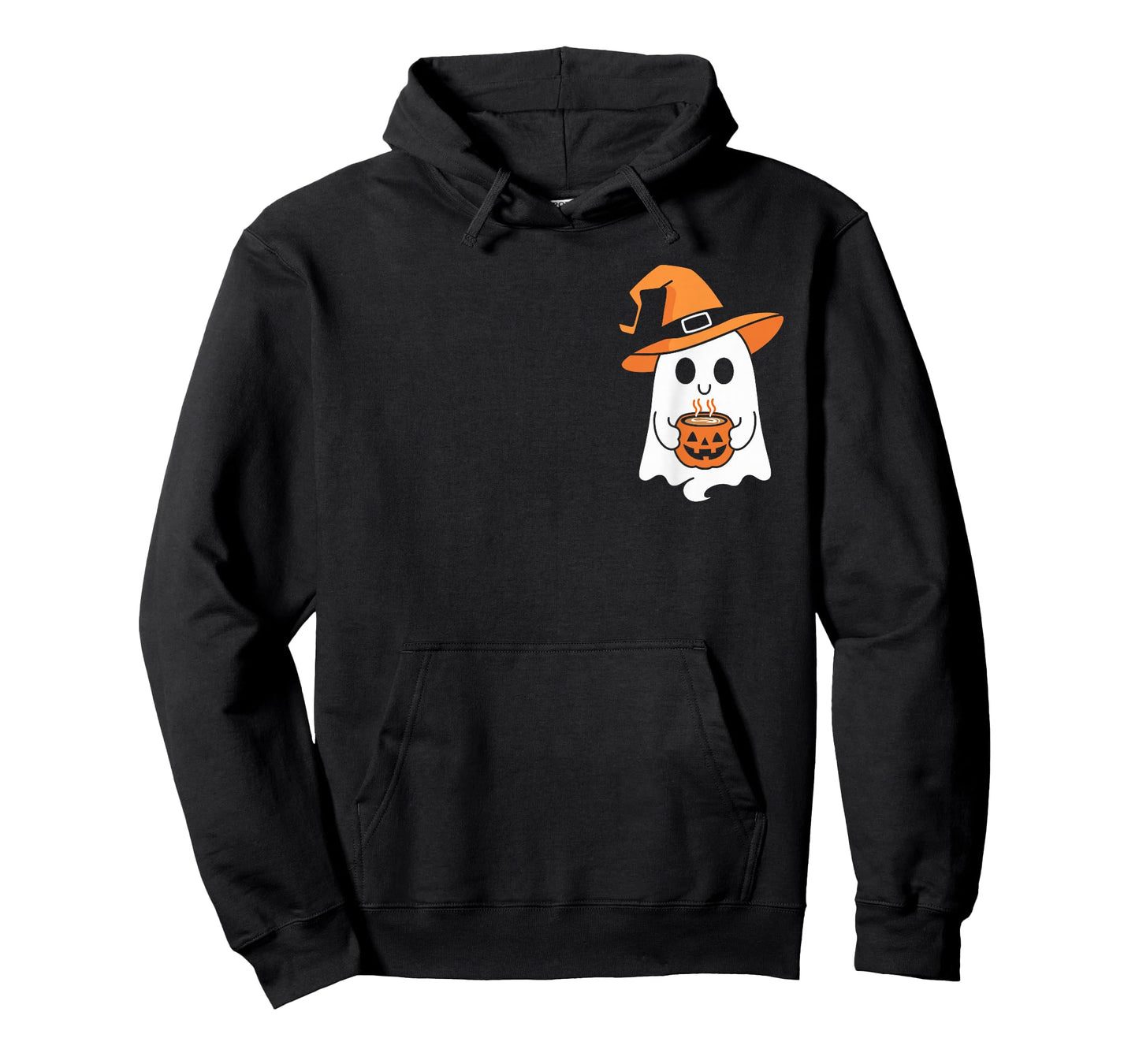 Ghost Drinking Coffee Funny Halloween Costume Coffee Lover T-Shirt