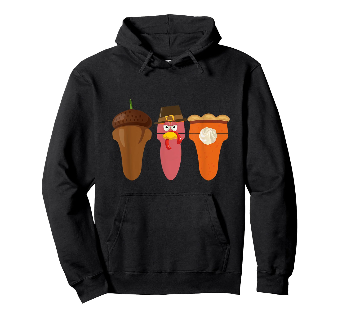 Sonographer Thanksgiving Acorn Turkey Pumpkin Pie Ultrasound T-Shirt