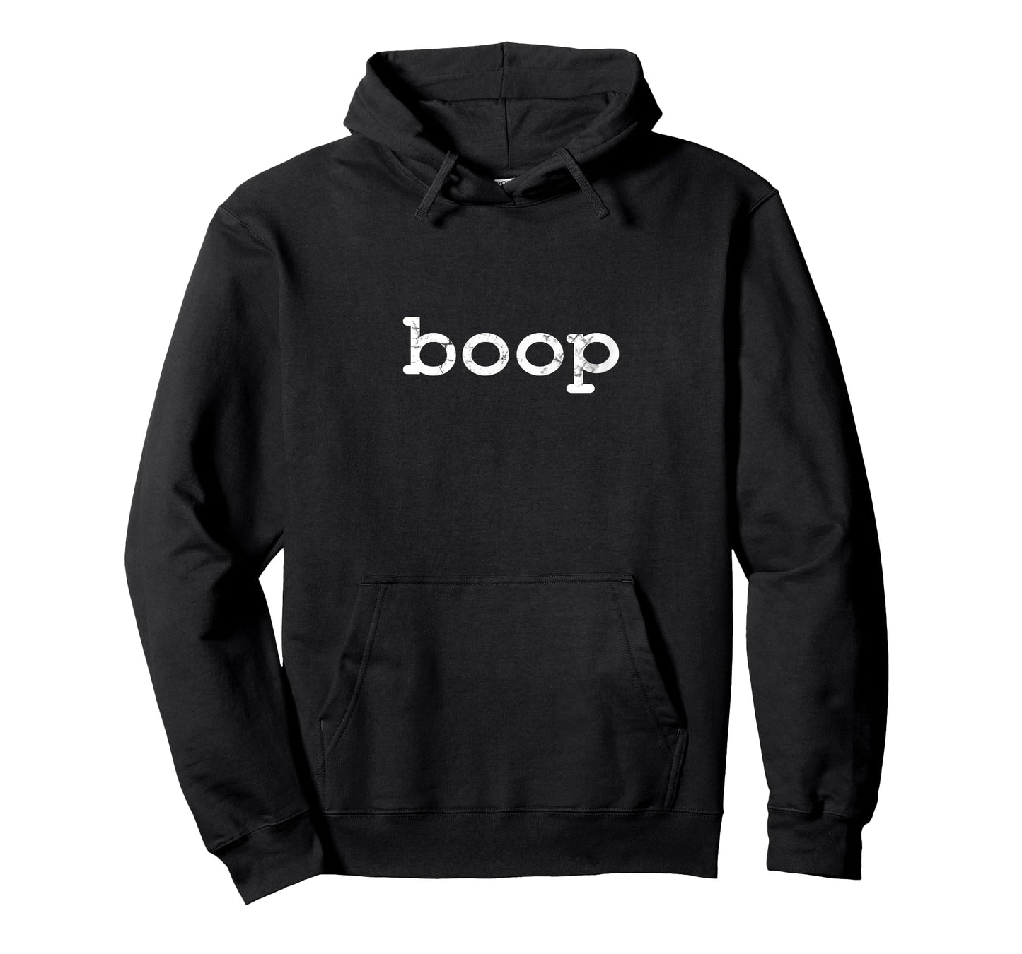 Hip and Savage Haberdashery Boop T-Shirt - Women's Unisex Adults Black Cartoon Humorous T-Shirt - Small - Short Sleeve - Classic Fit - Cotton 65% Polyester 35%