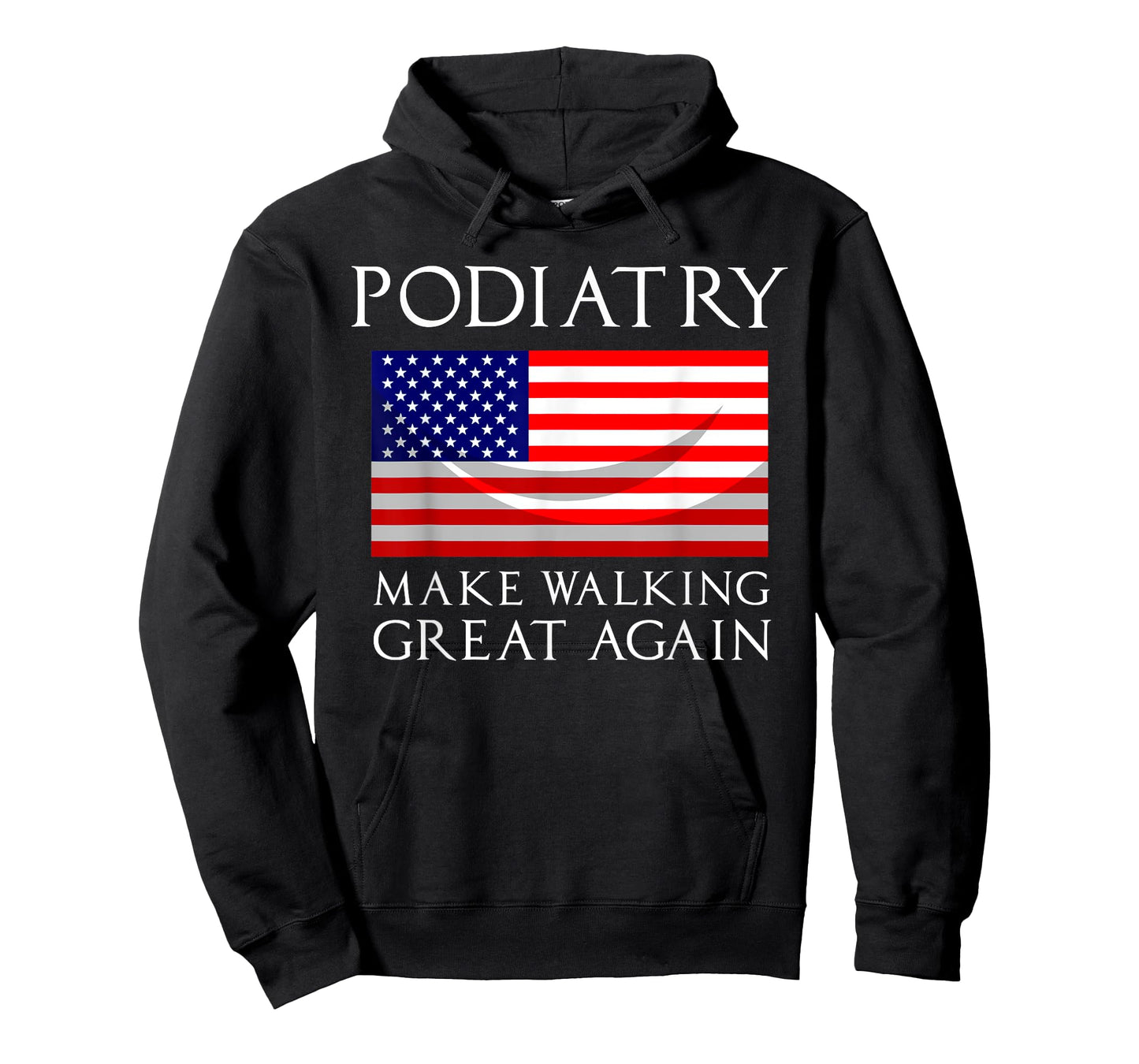 Funny Podiatrist Gift Cool Podiatry American Flag Doctors T-Shirt