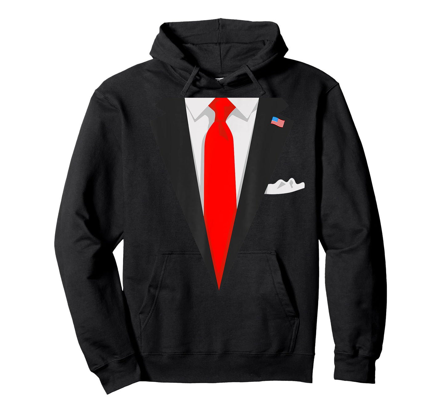 Funny President Trump Red Tie Suit Instant Halloween Costume T-Shirt