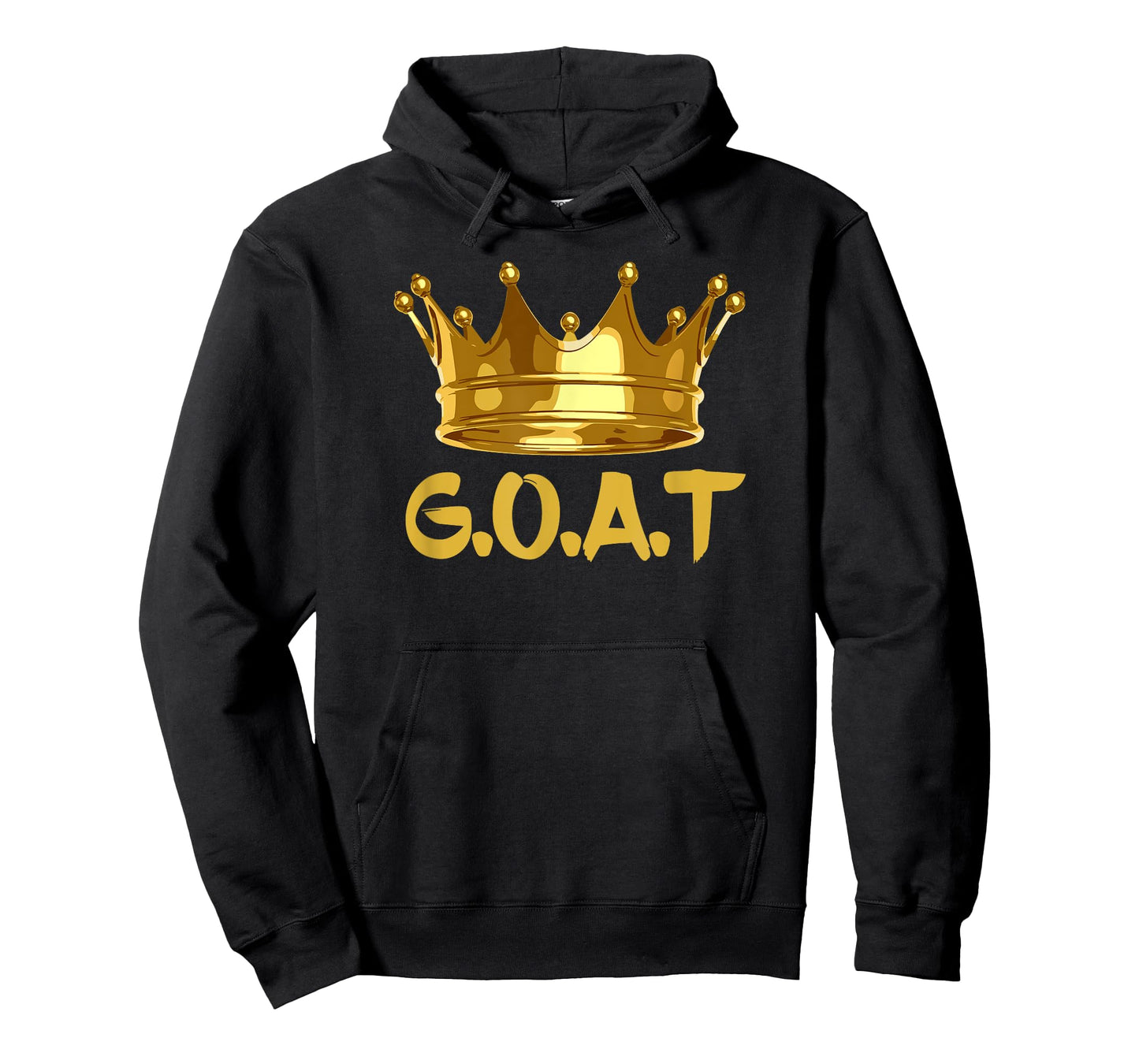 Retro Golden Crown G.O.A.T Gift Men Women T-Shirt