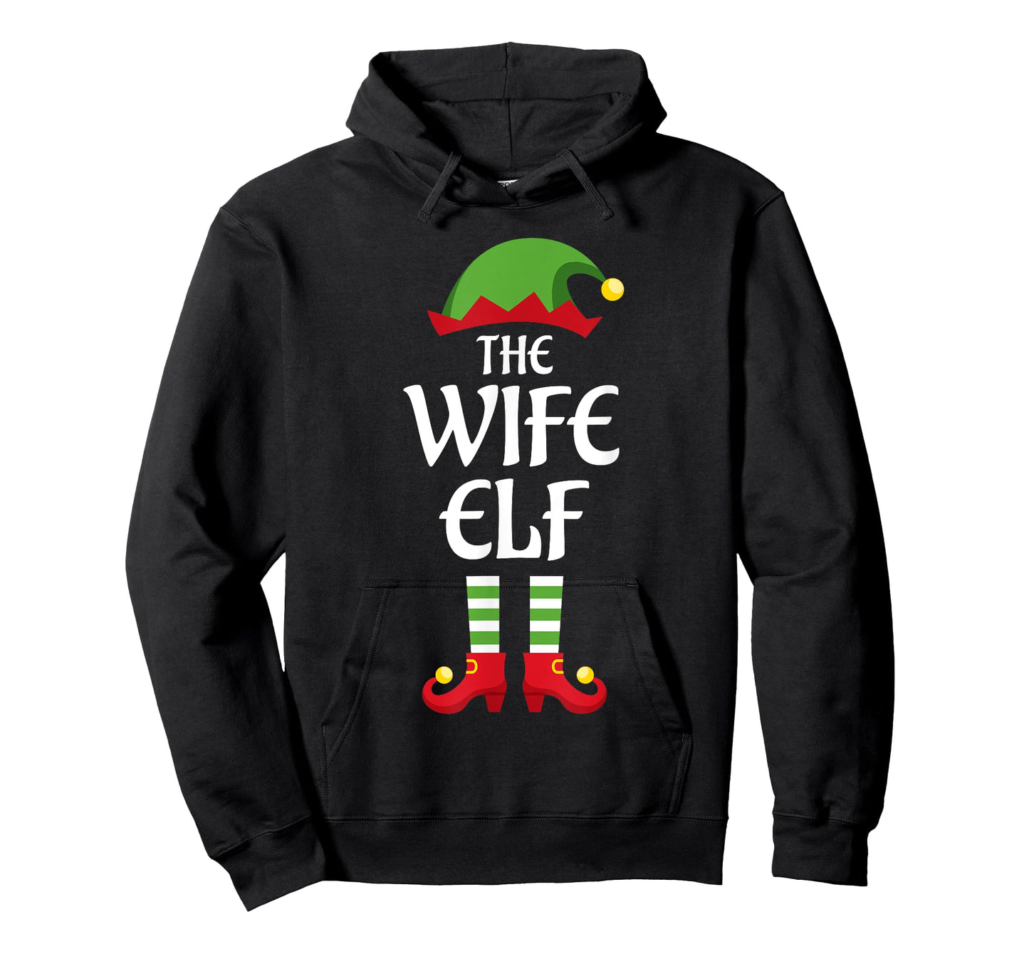 Wife Elf Family Matching Group Christmas T-Shirt