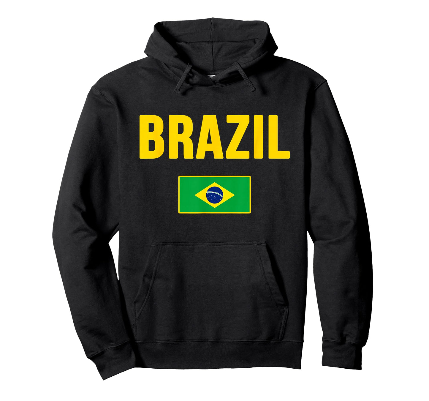 Brazil Flag Design Green Yellow Blue for Men Women Kids T-Shirt