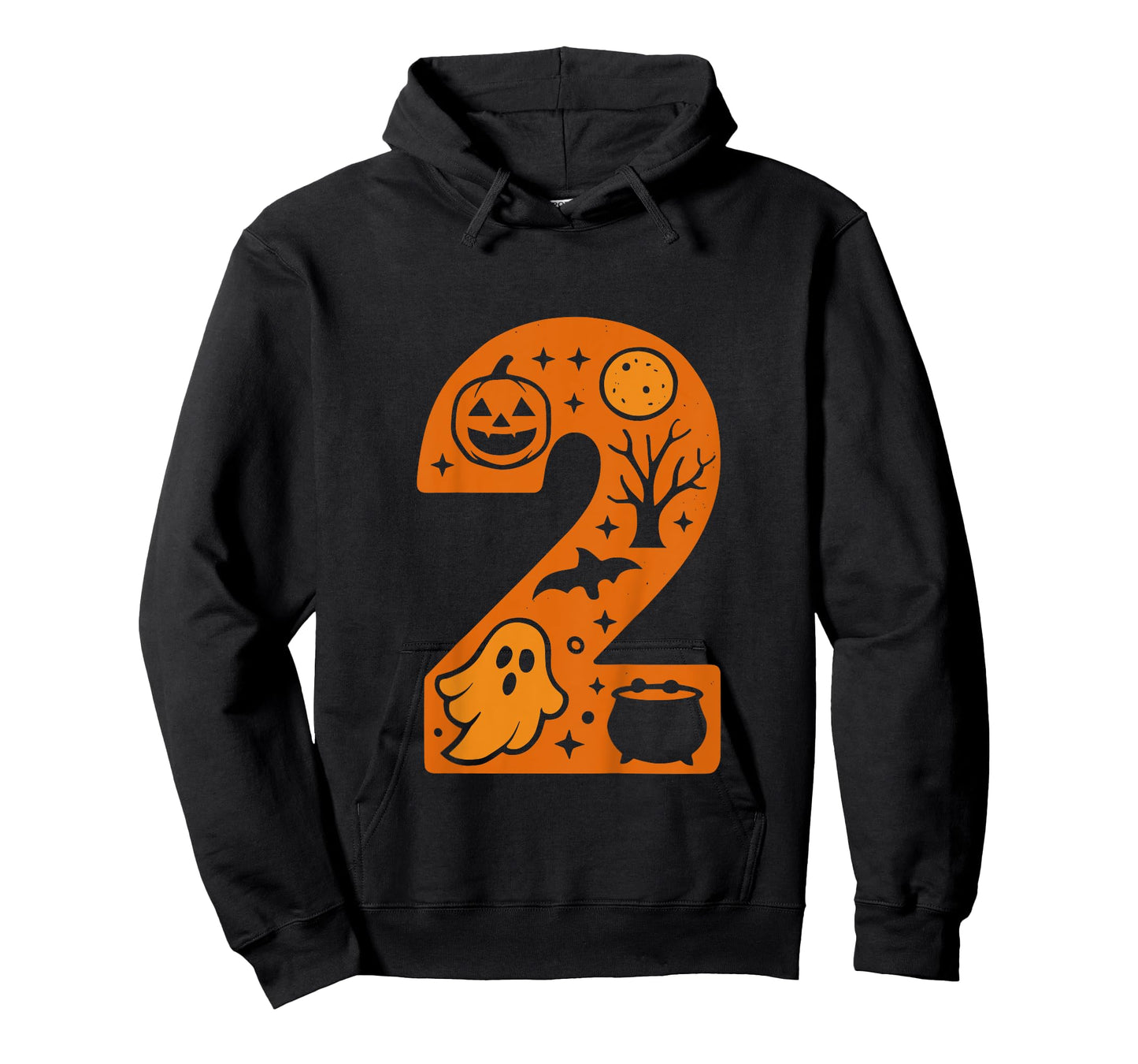 2nd Birthday Spooky Halloween 2 Year Old T-Shirt