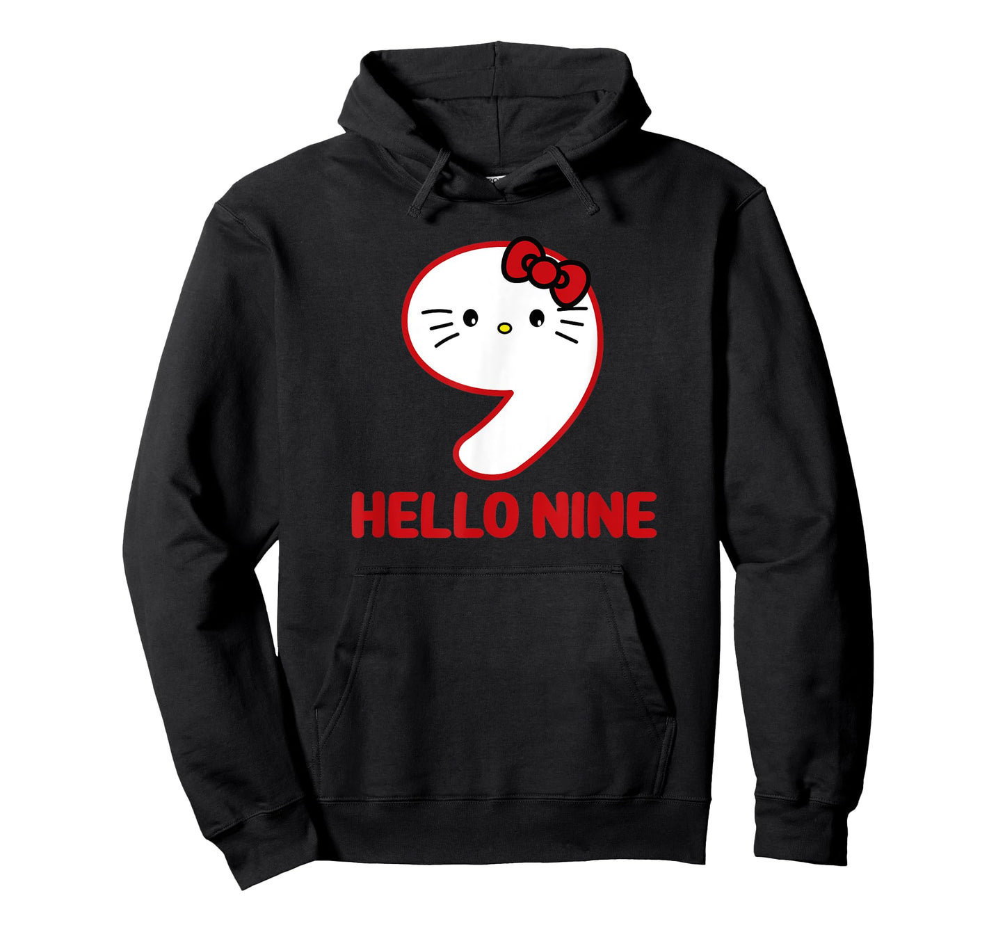 Happy Birthday Kitty, Cute Hello Nine Bday 9th Kawaii Gift T-Shirt