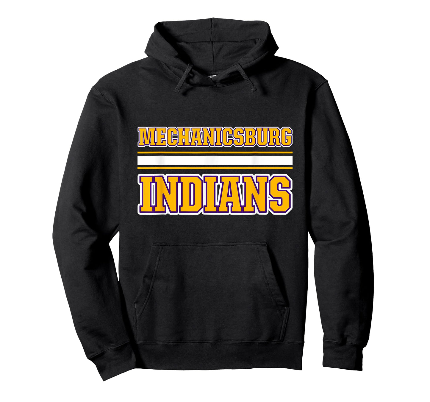 Mechanicsburg Indians Horizontal Stripes T-Shirt