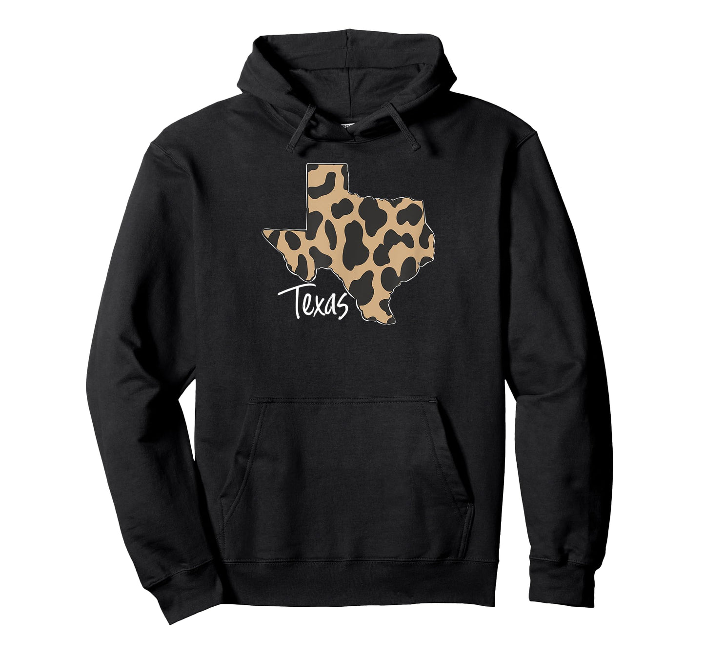 Home State of Texas Leopard Print Design T-Shirt
