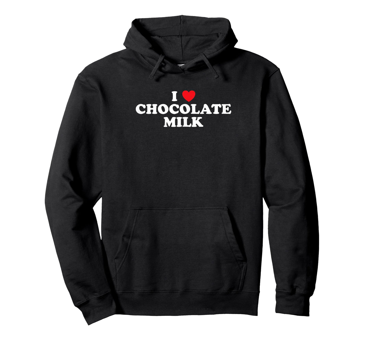 I Love Chocolate Milk Heart T-Shirt Yummy Drink Shirt T-Shirt