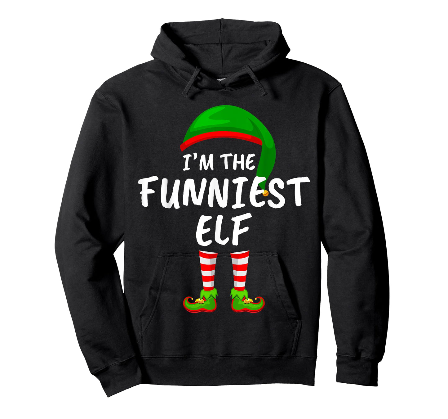 Matching Family Funny I'm The Funniest Elf Christmas T-Shirt