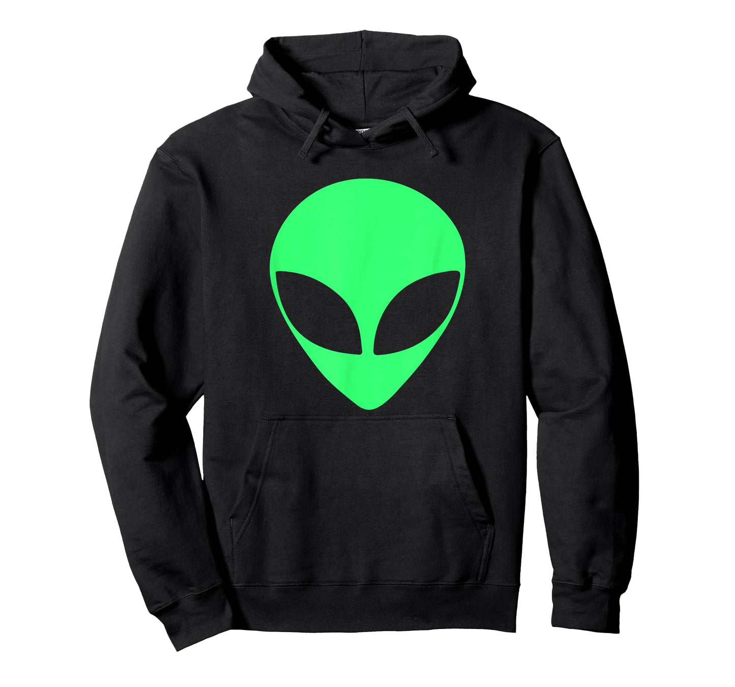 Green Alien Head 90's Style - Funny T-Shirt