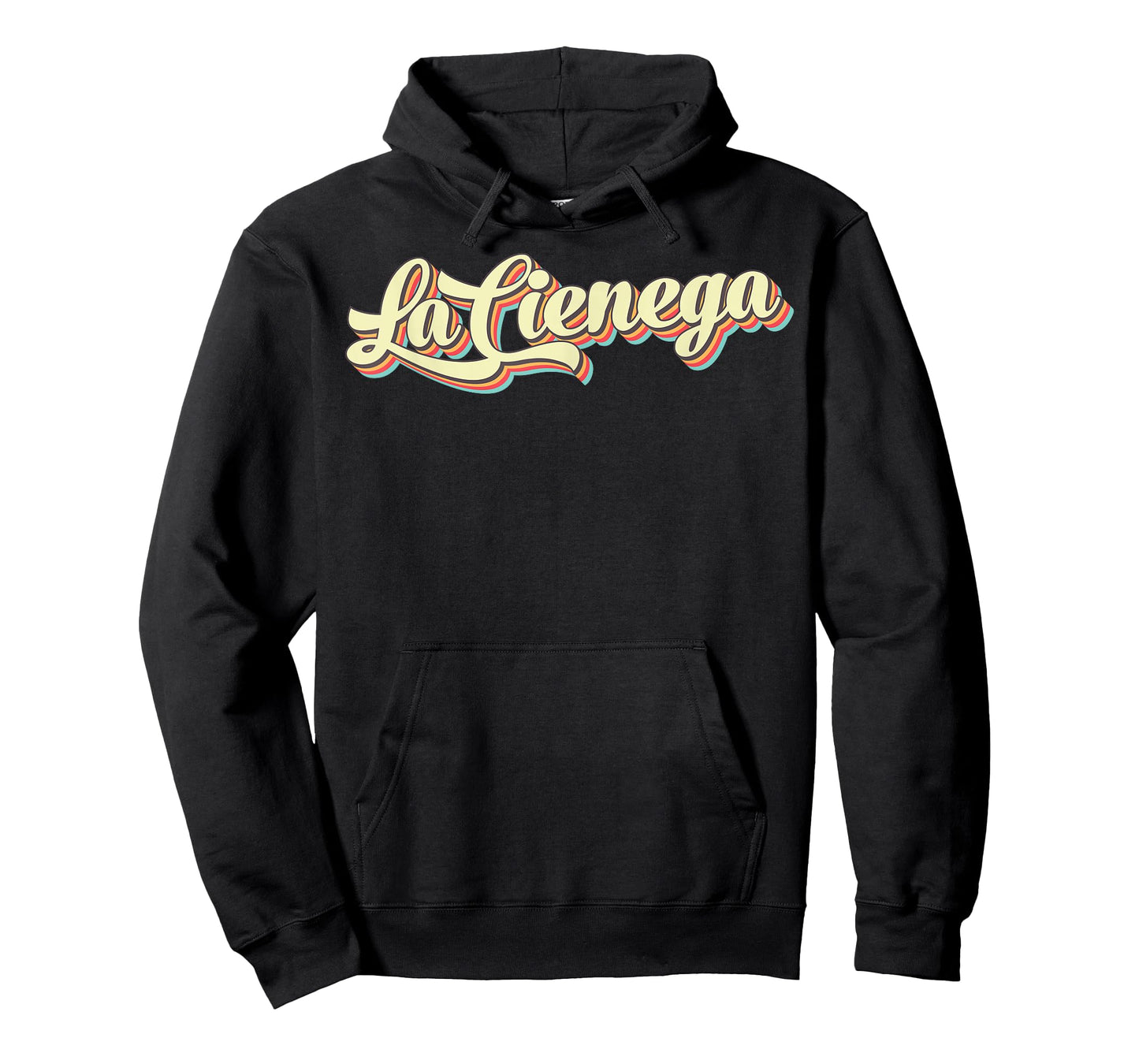La Cienega TShirt Retro Art Baseball Font Vintage T-Shirt