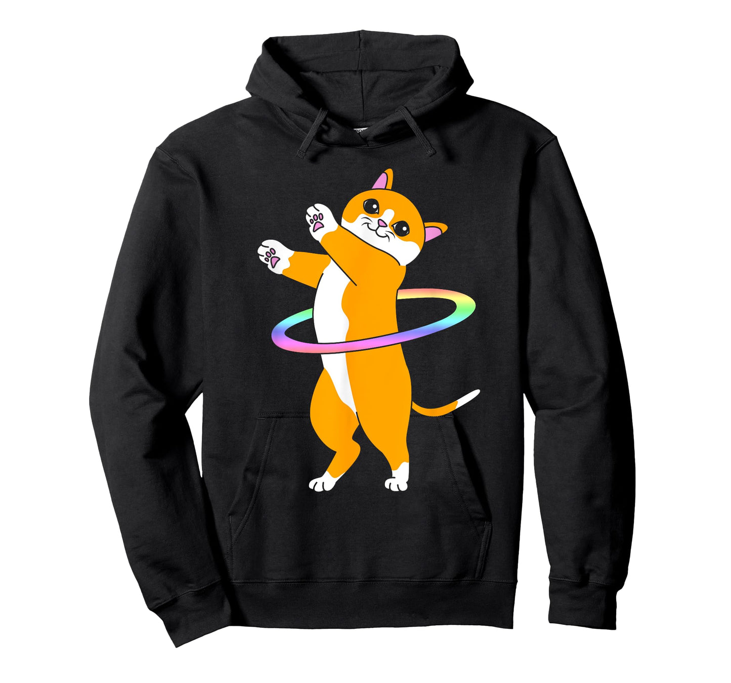 Cute Dancer Hula Hooper Cat Hula Hoop T-Shirt