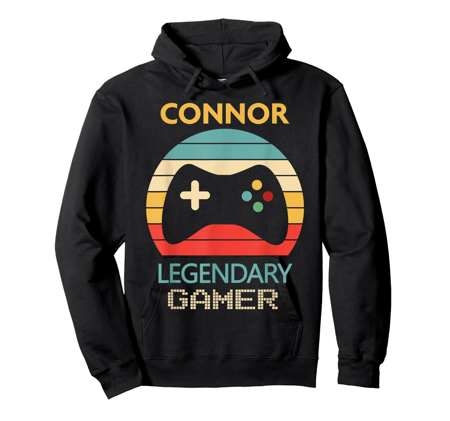Connor Name Gift - Personalized Legendary Gamer T-Shirt