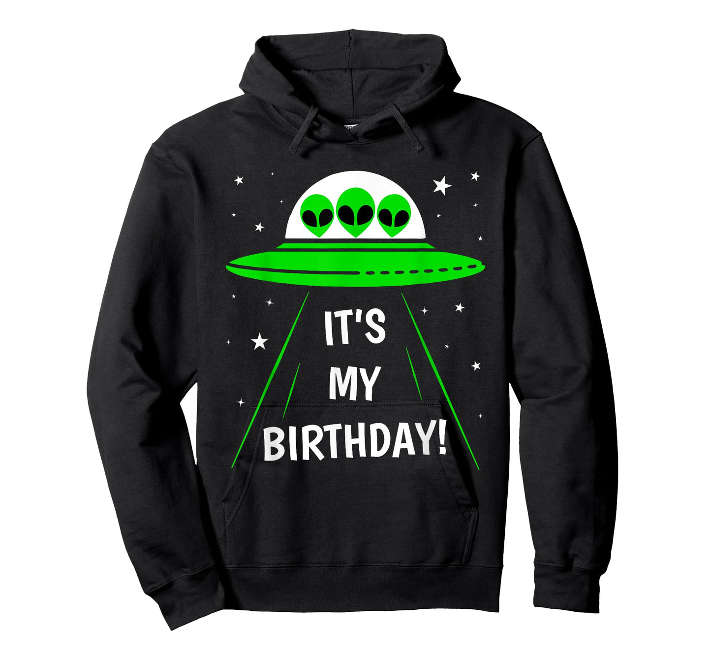It's My Birthday Cute Alien UFO Ship In Space Funny Alien T-Shirt