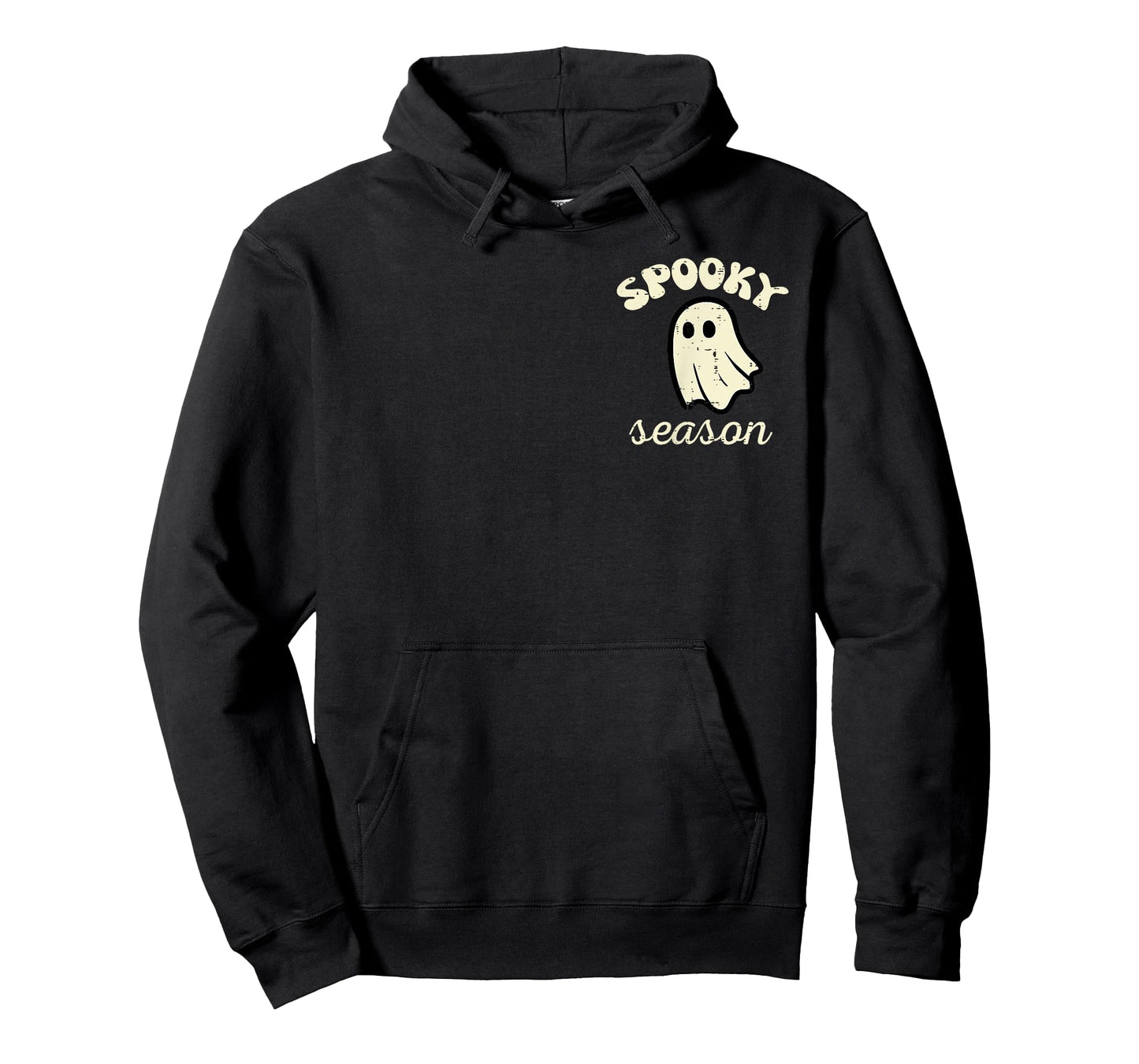 Halloween Ghost Spooky Season Costume Pocket Men Women Kids T-Shirt