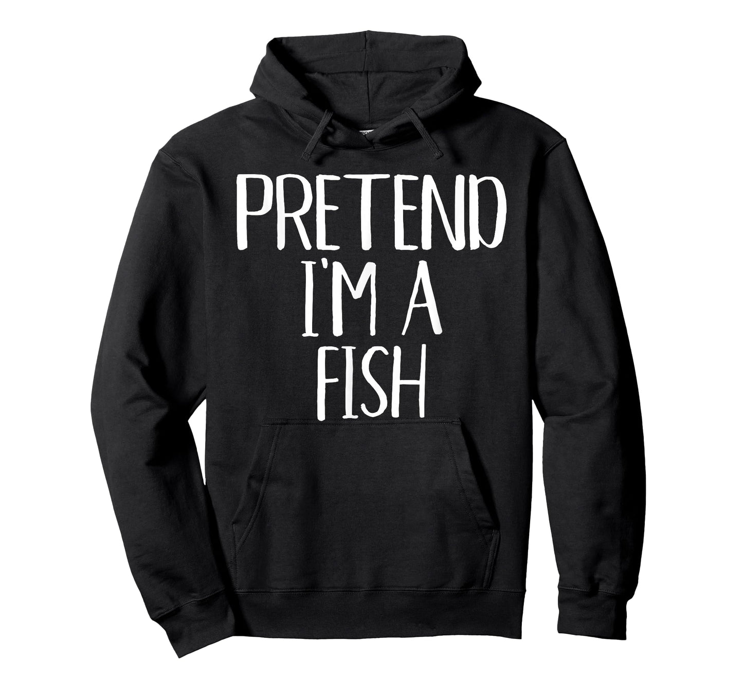 Pretend I'm A Fish Costume Family Funny Halloween Party T-Shirt
