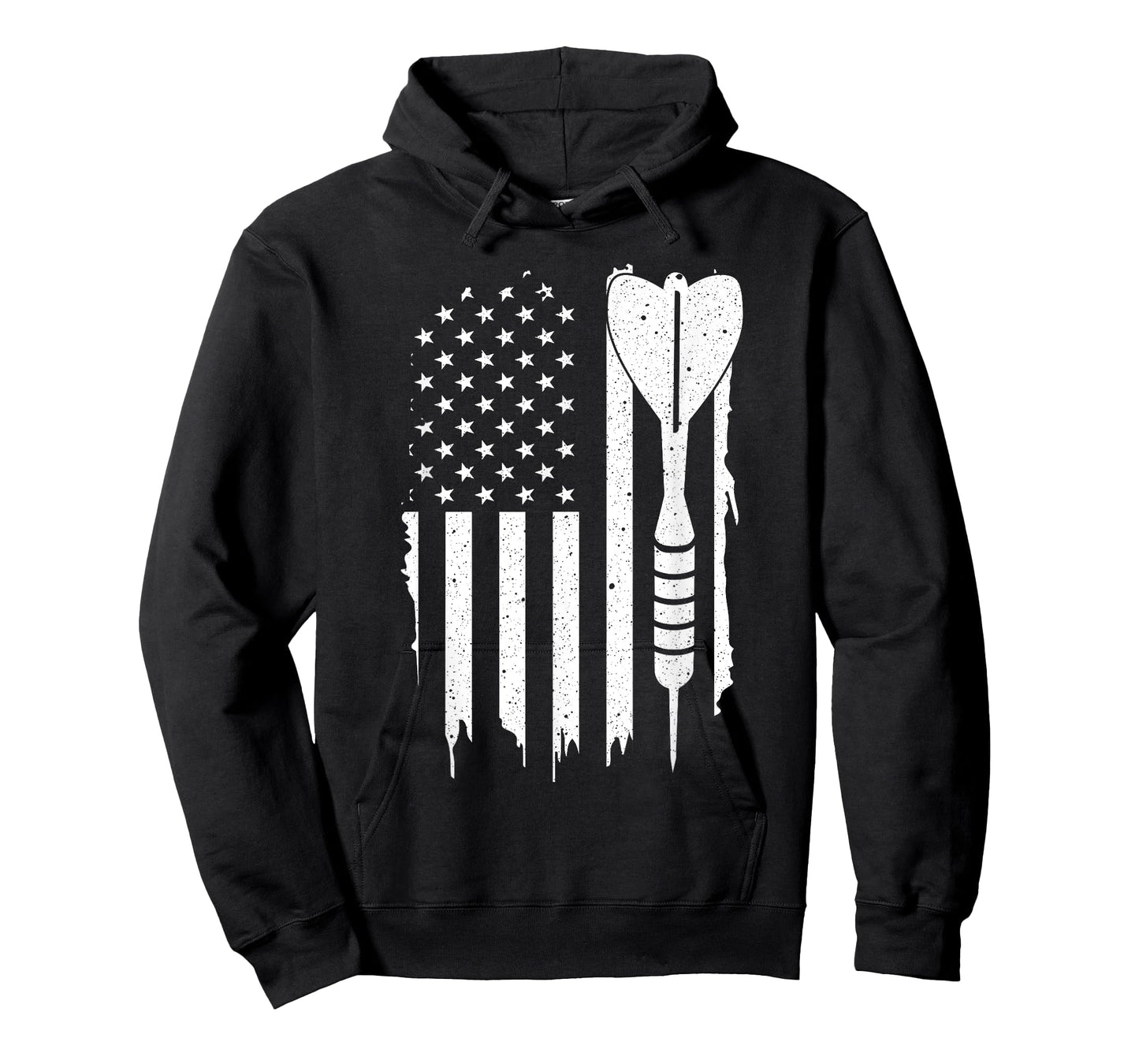 Darts American Flag Funny Darts Gift For Men Women Patriot T-Shirt