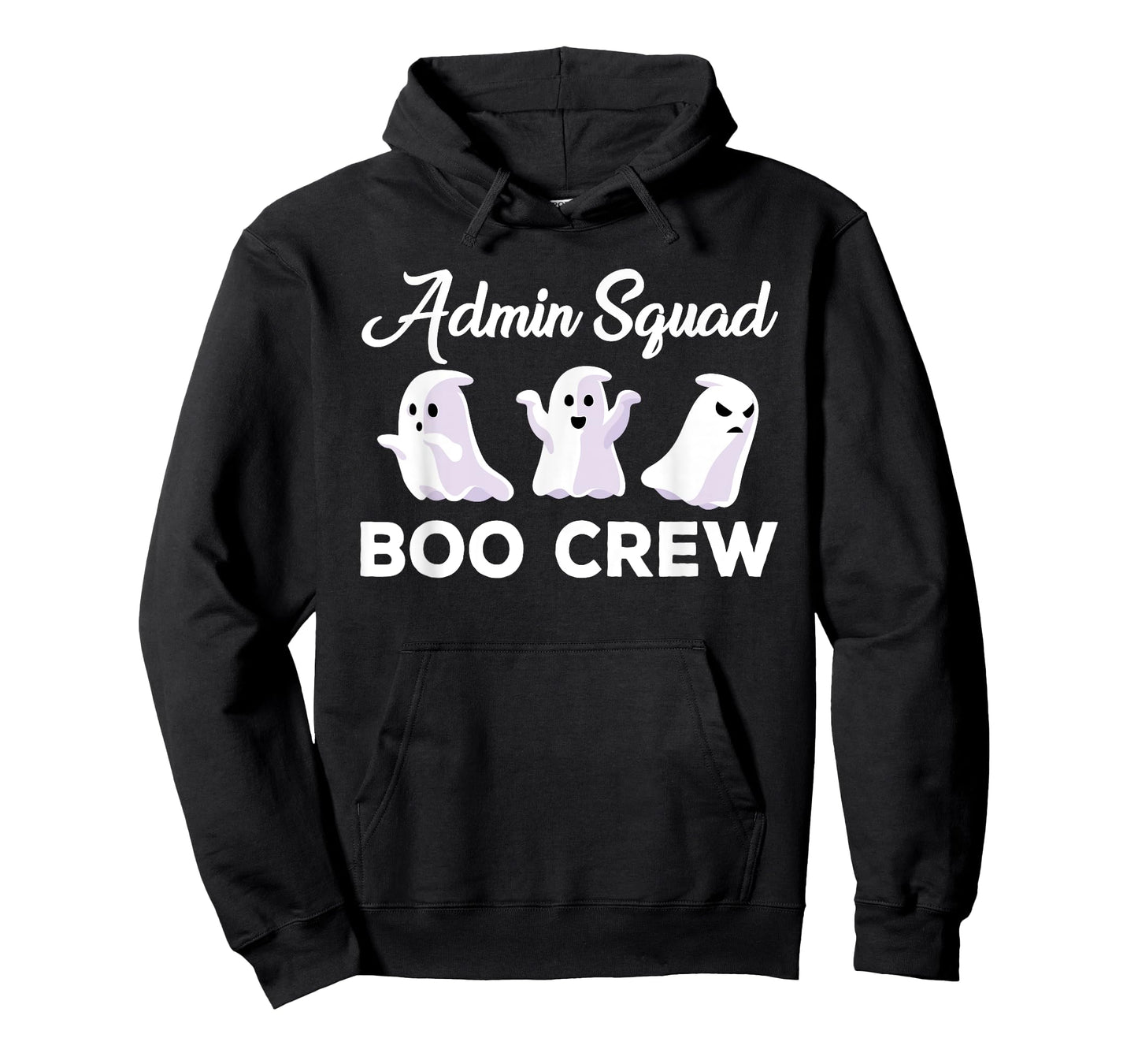 Funny Admin Squad Boo Crew Spooky Office Halloween Costume T-Shirt
