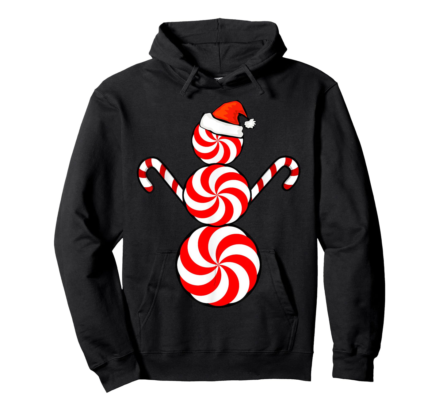 Funny Christmas Shirts Peppermint Candy Snowman T-Shirt T-Shirt